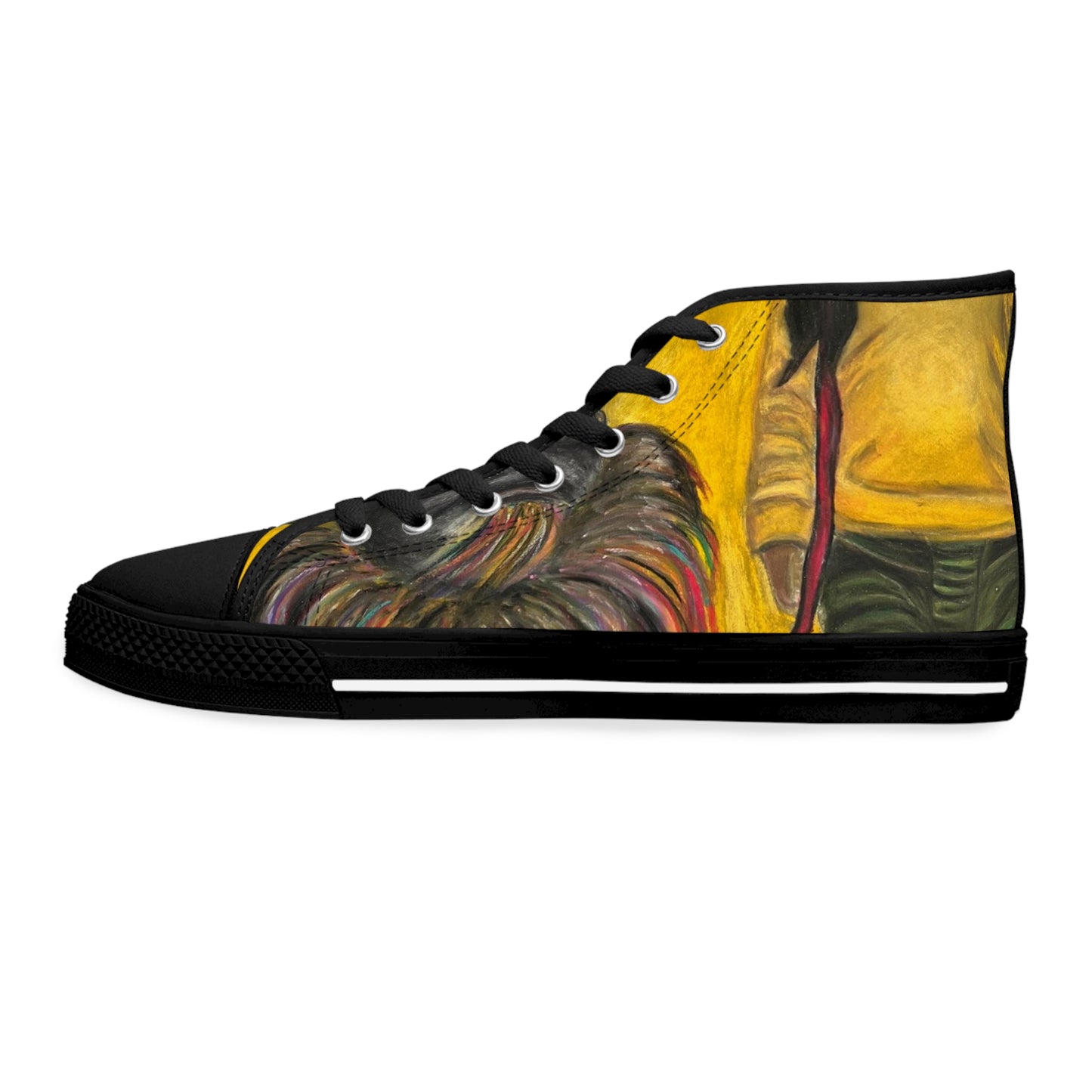 Colorful Surreal Art Women's High Top Sneakers