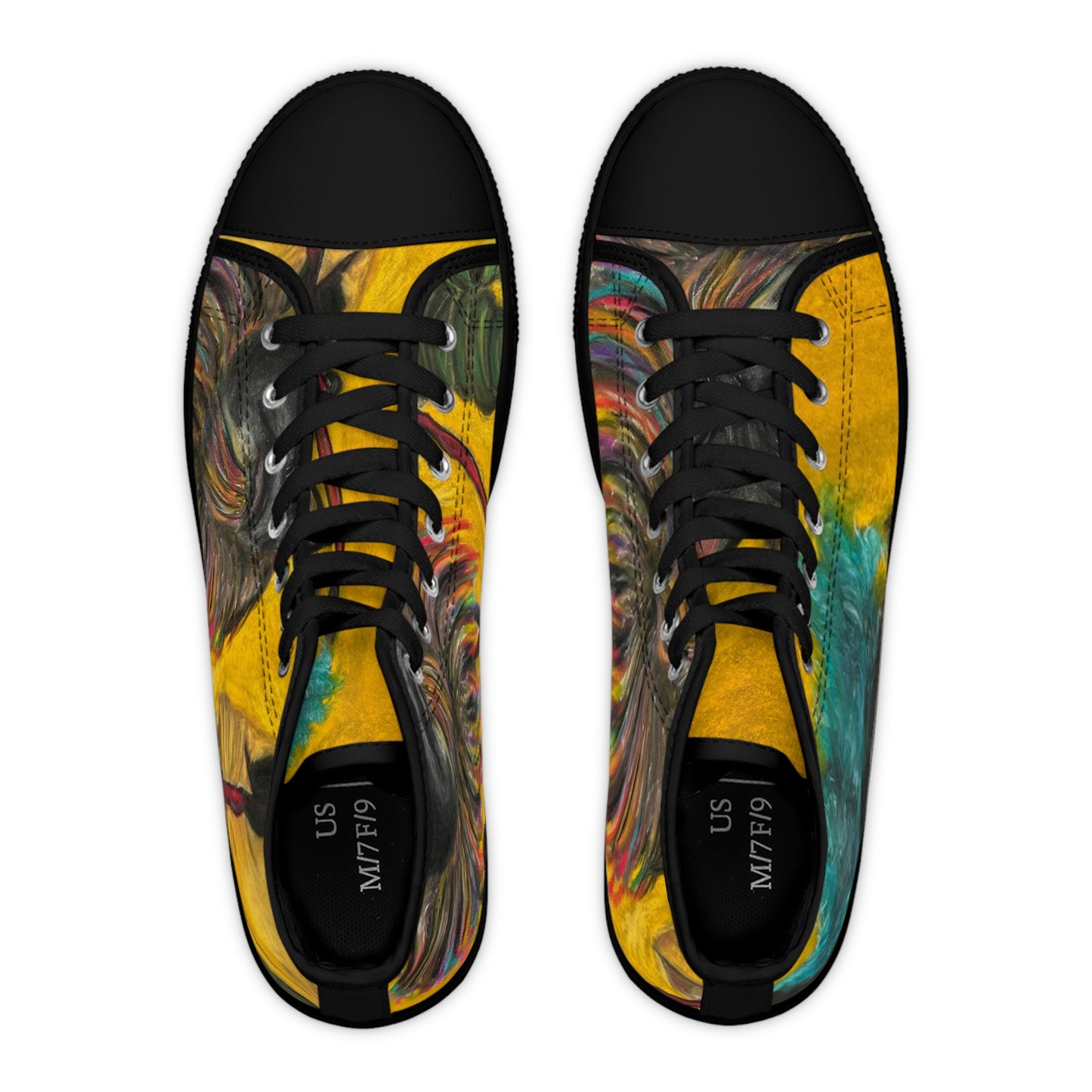 Colorful Surreal Art Women's High Top Sneakers