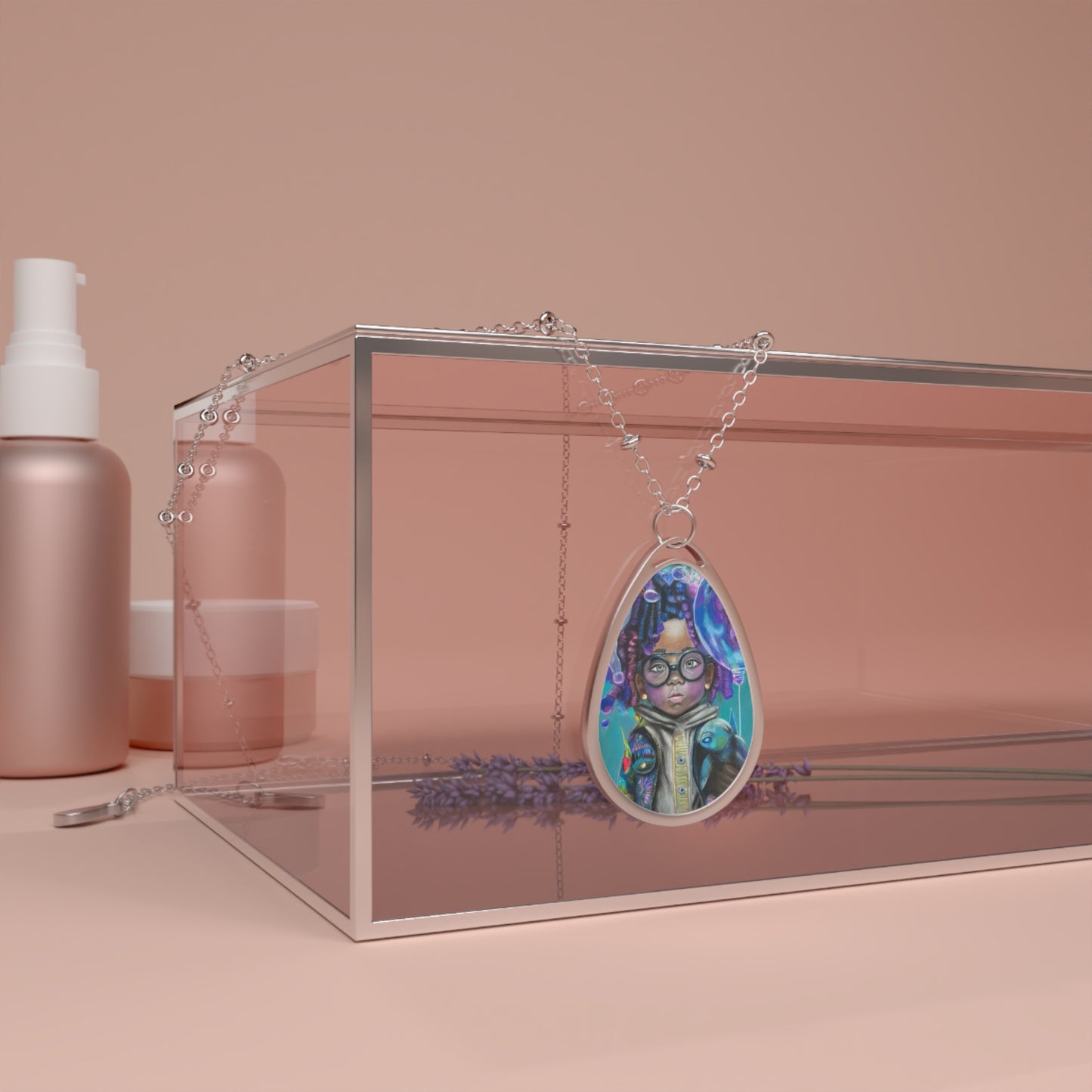 Amari Under Water Oval Necklace