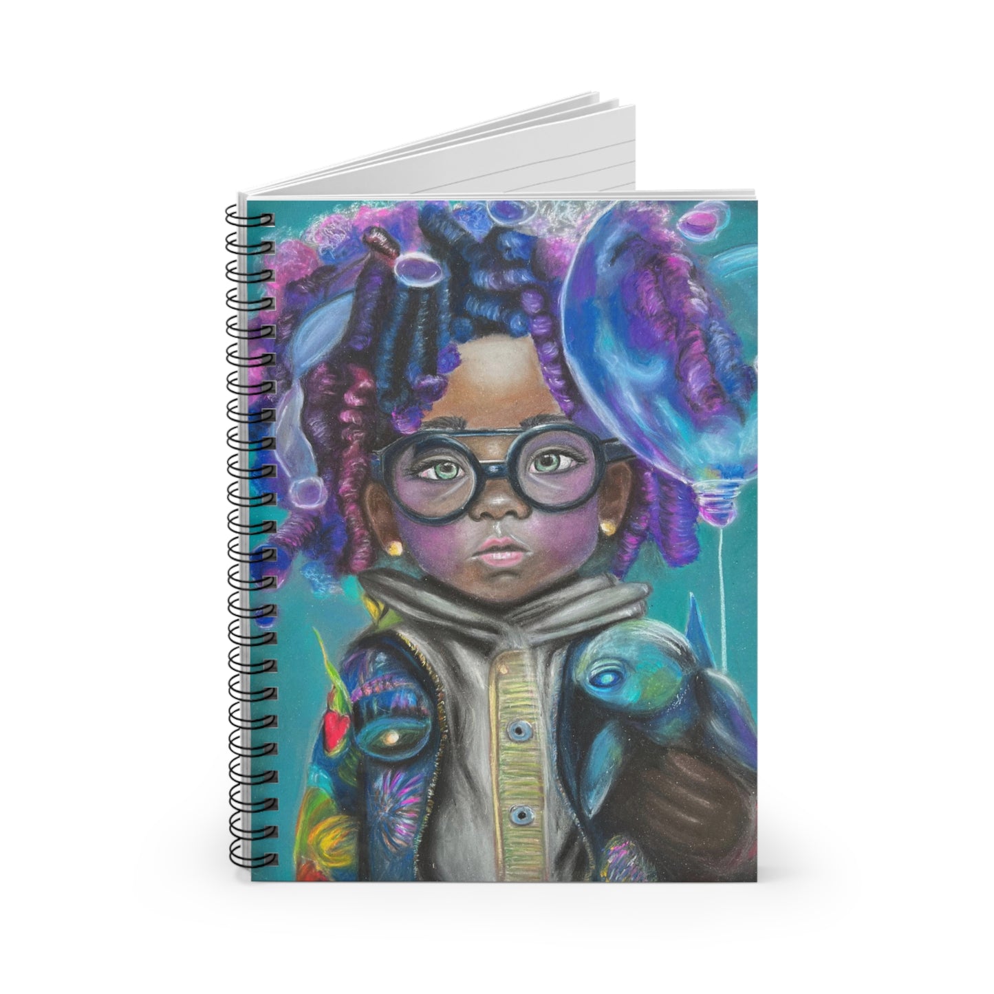 Amari Under Water Spiral Notebook - Ruled Line