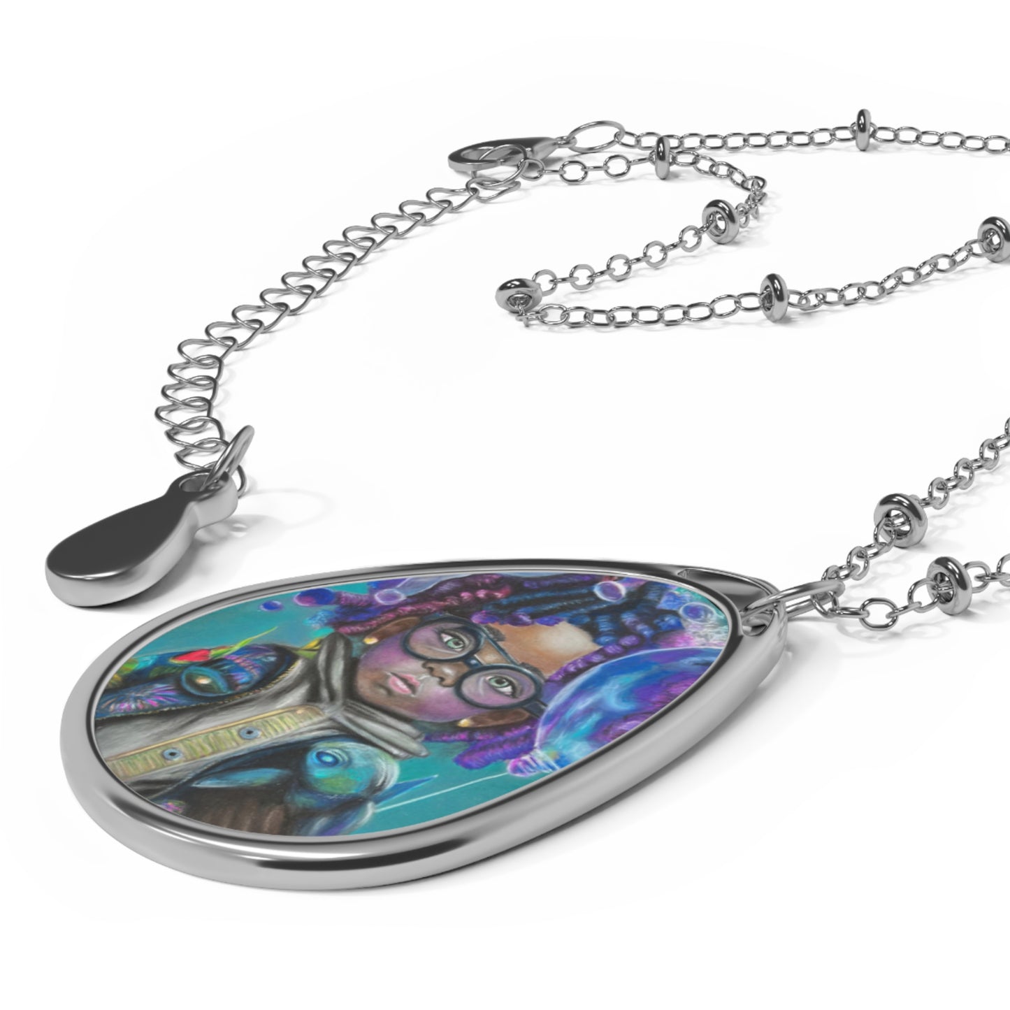 Amari Under Water Oval Necklace