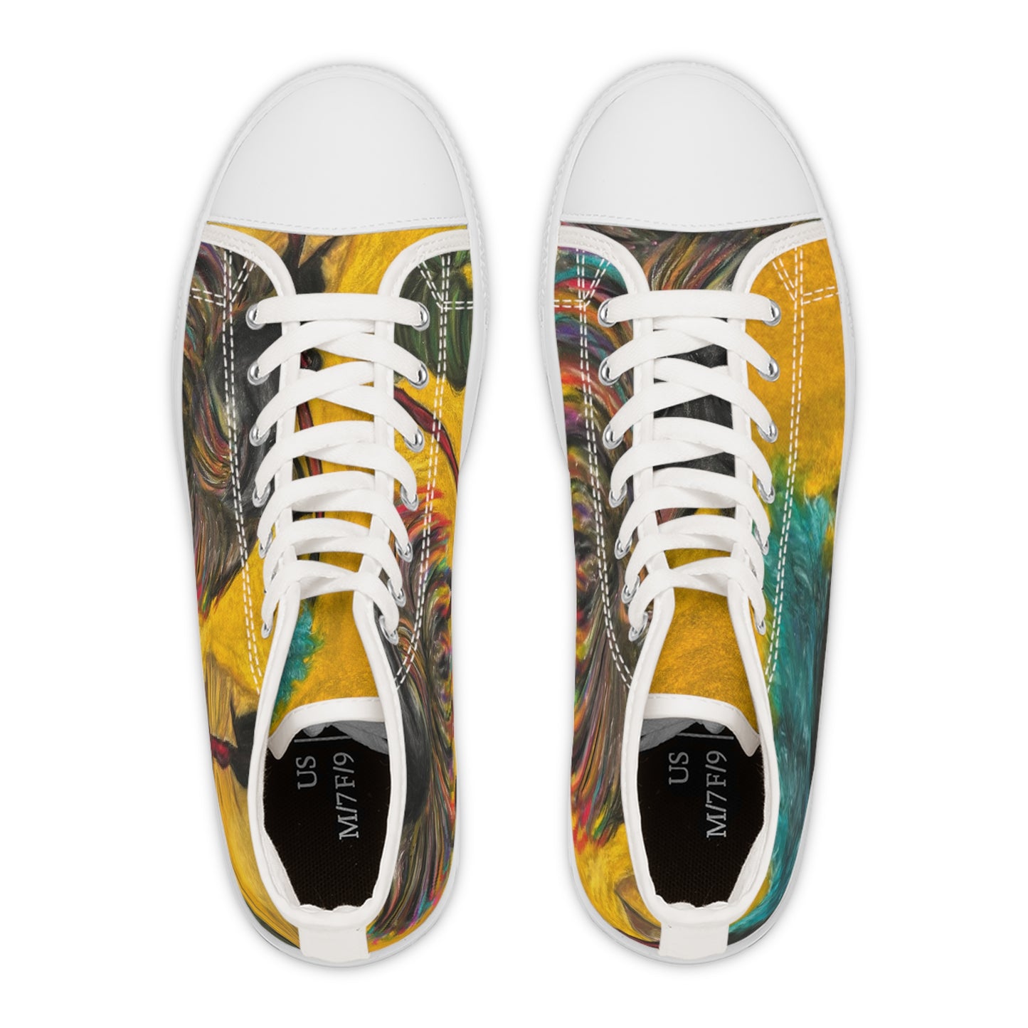 Colorful Surreal Art Women's High Top Sneakers