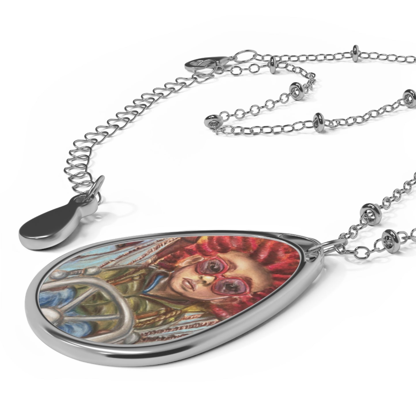 Howie of the Clouds Oval Necklace
