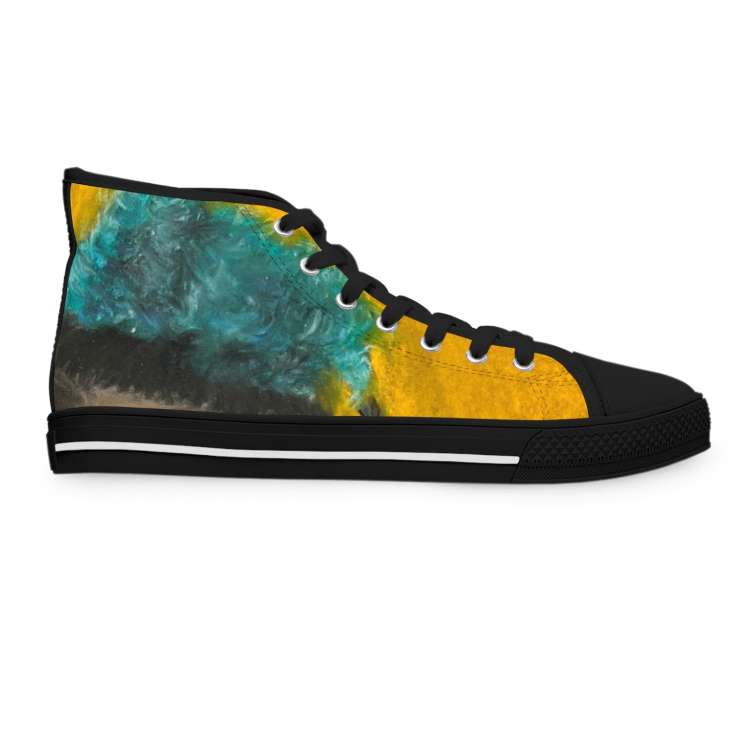 Colorful Surreal Art Women's High Top Sneakers