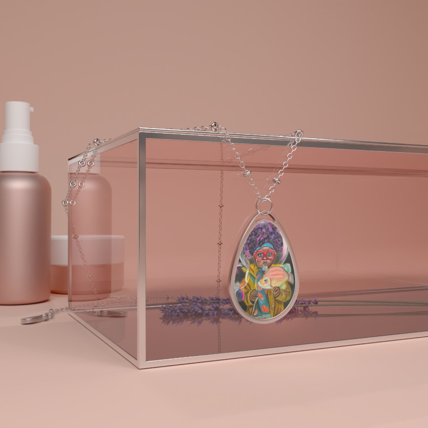 Simon of the Sea Oval Necklace