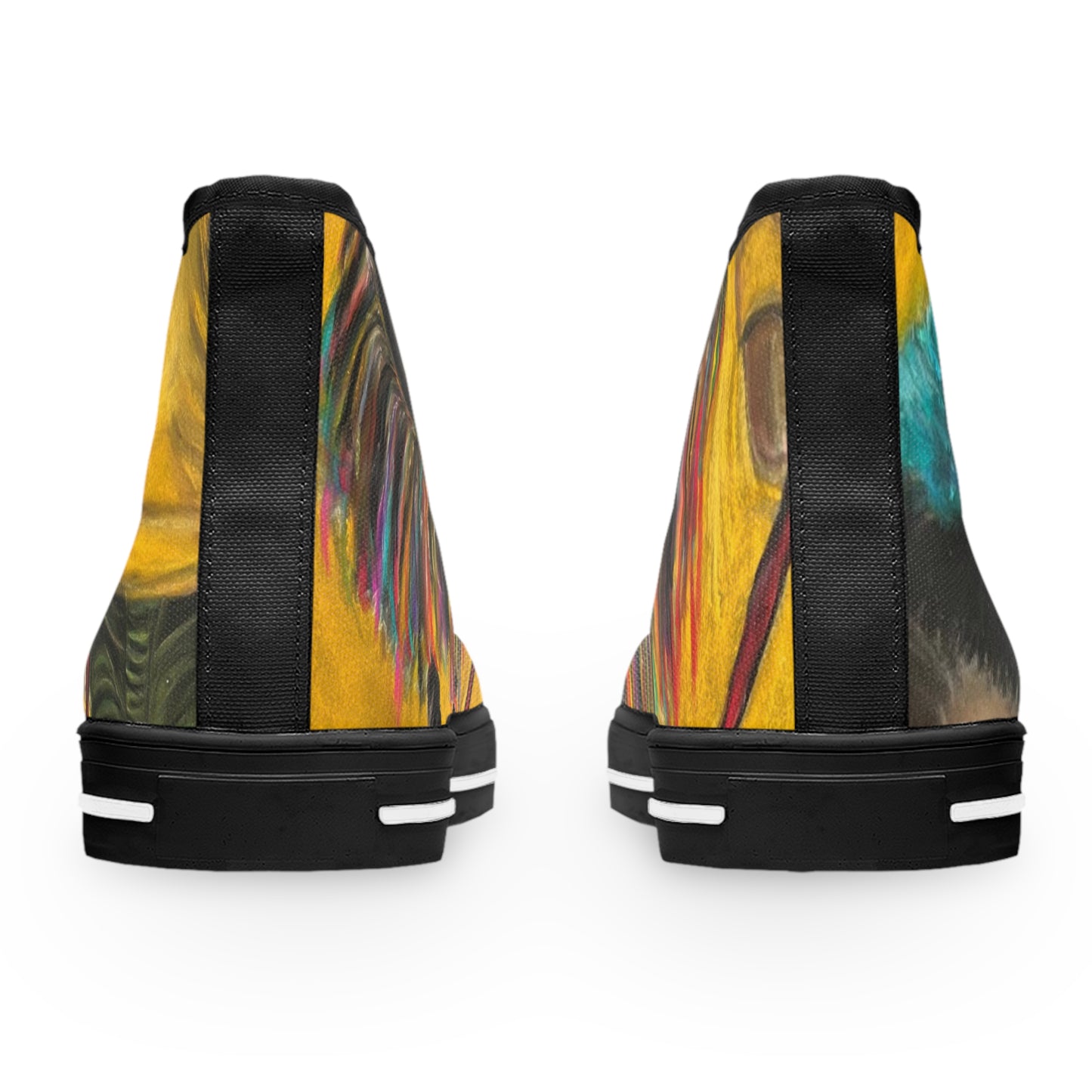 Colorful Surreal Art Women's High Top Sneakers