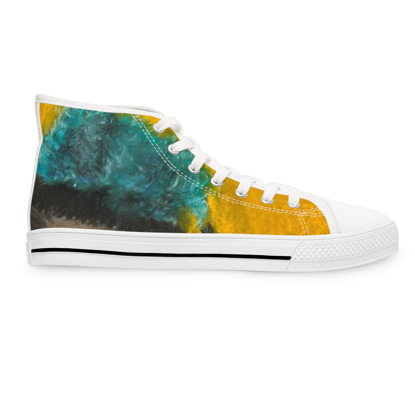 Colorful Surreal Art Women's High Top Sneakers
