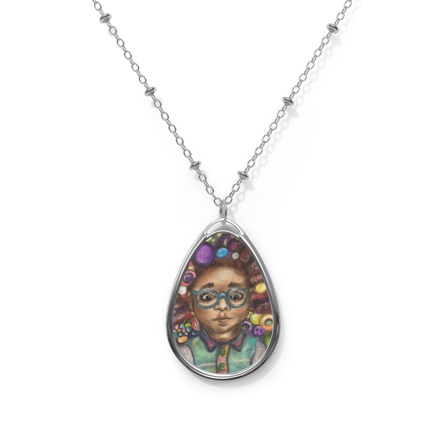 Birgitta and her Baubles Oval Necklace