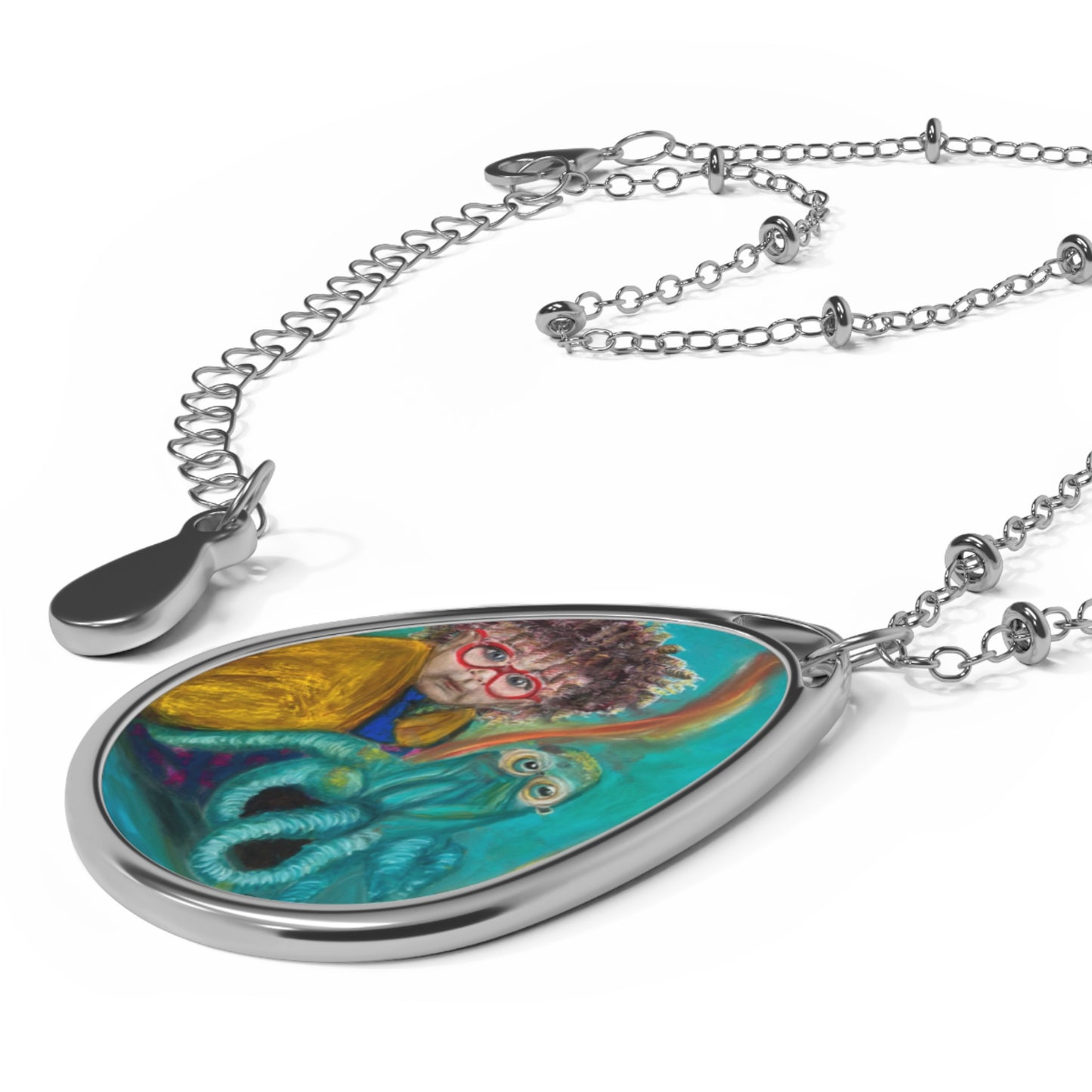 Aruelian and his Octopus Oval Necklace