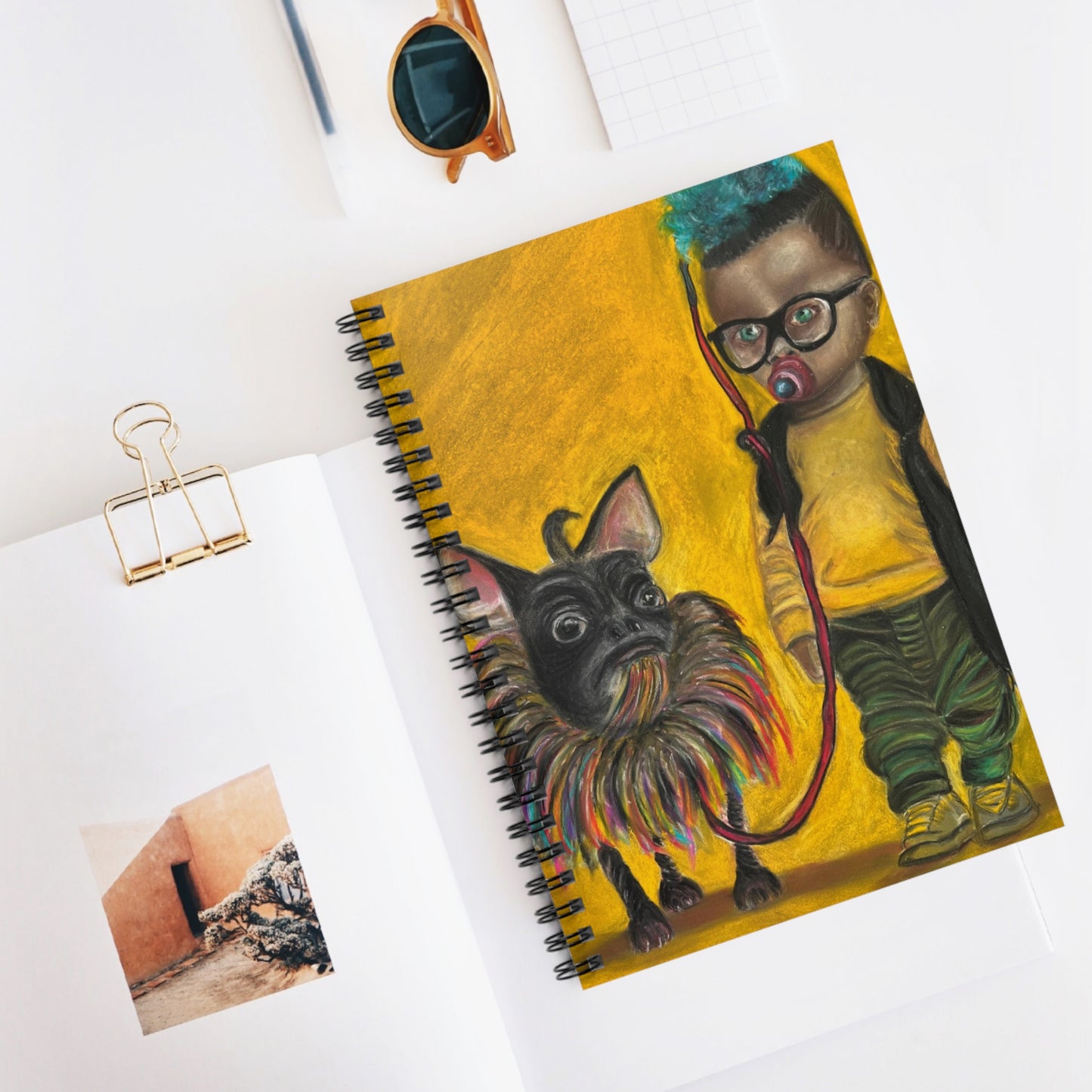 Jun Kidlat and his Dog Melchor Spiral Notebook - Ruled Line