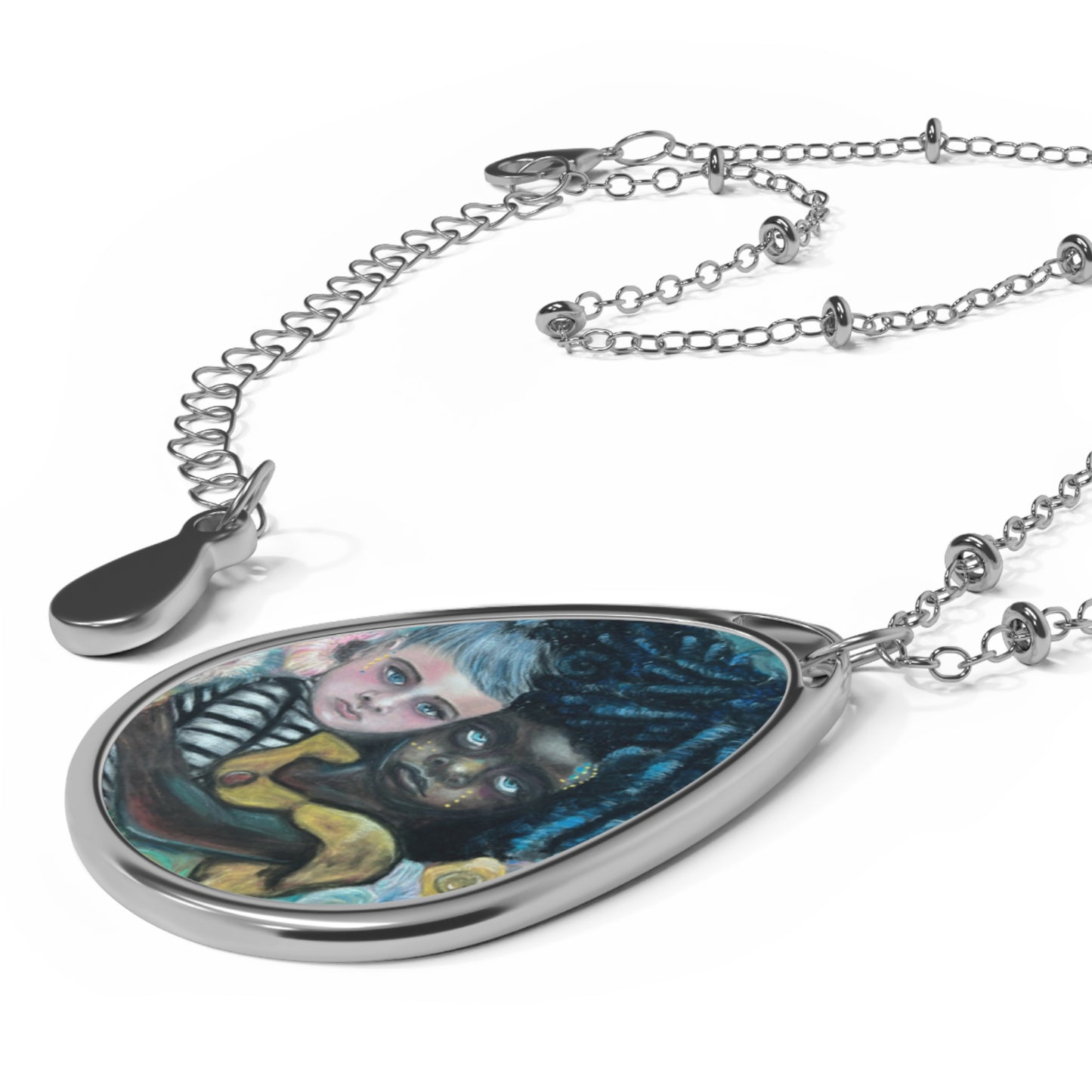 Sisters of Mercy Oval Necklace