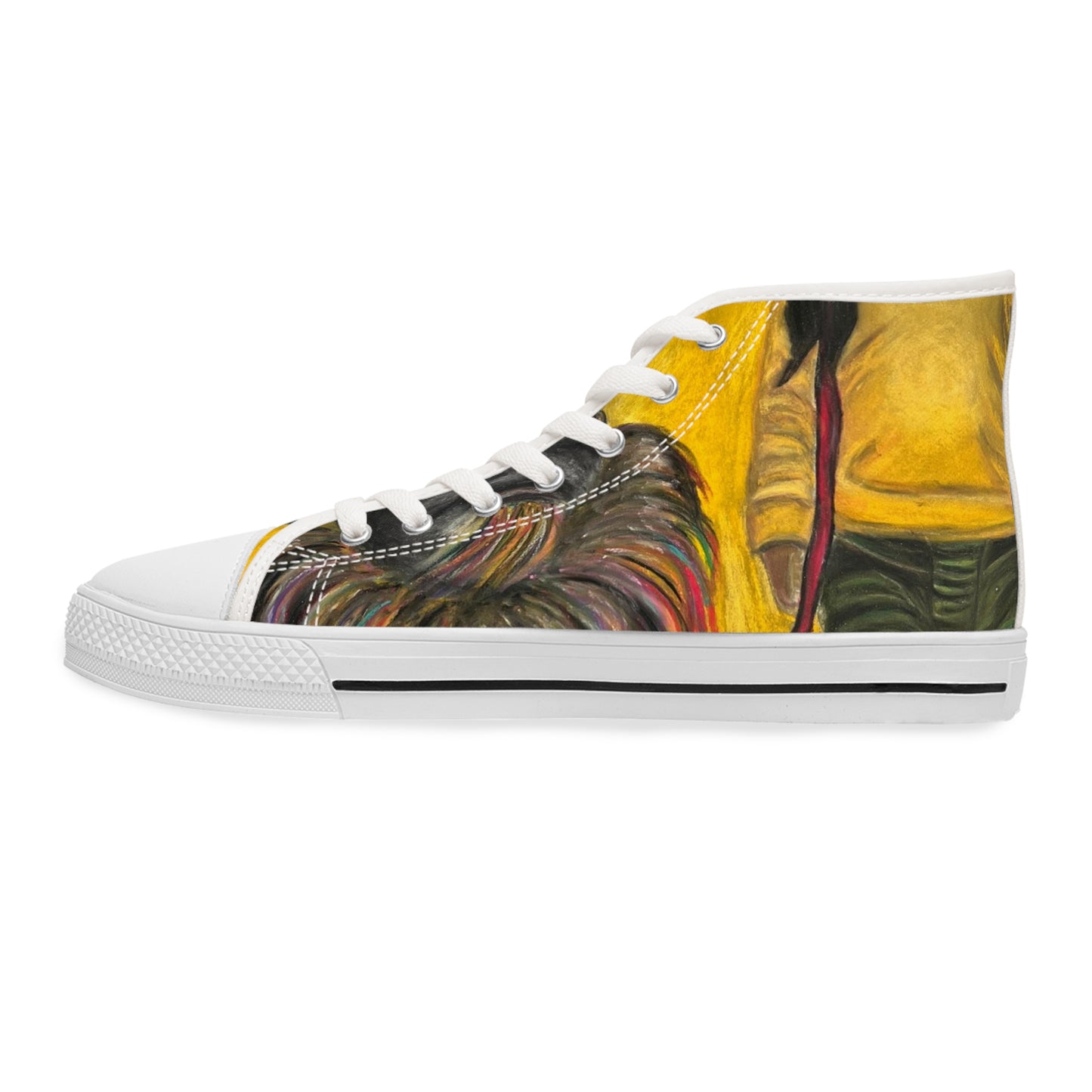Colorful Surreal Art Women's High Top Sneakers