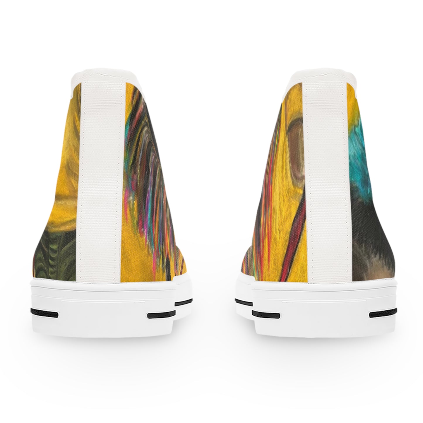 Colorful Surreal Art Women's High Top Sneakers