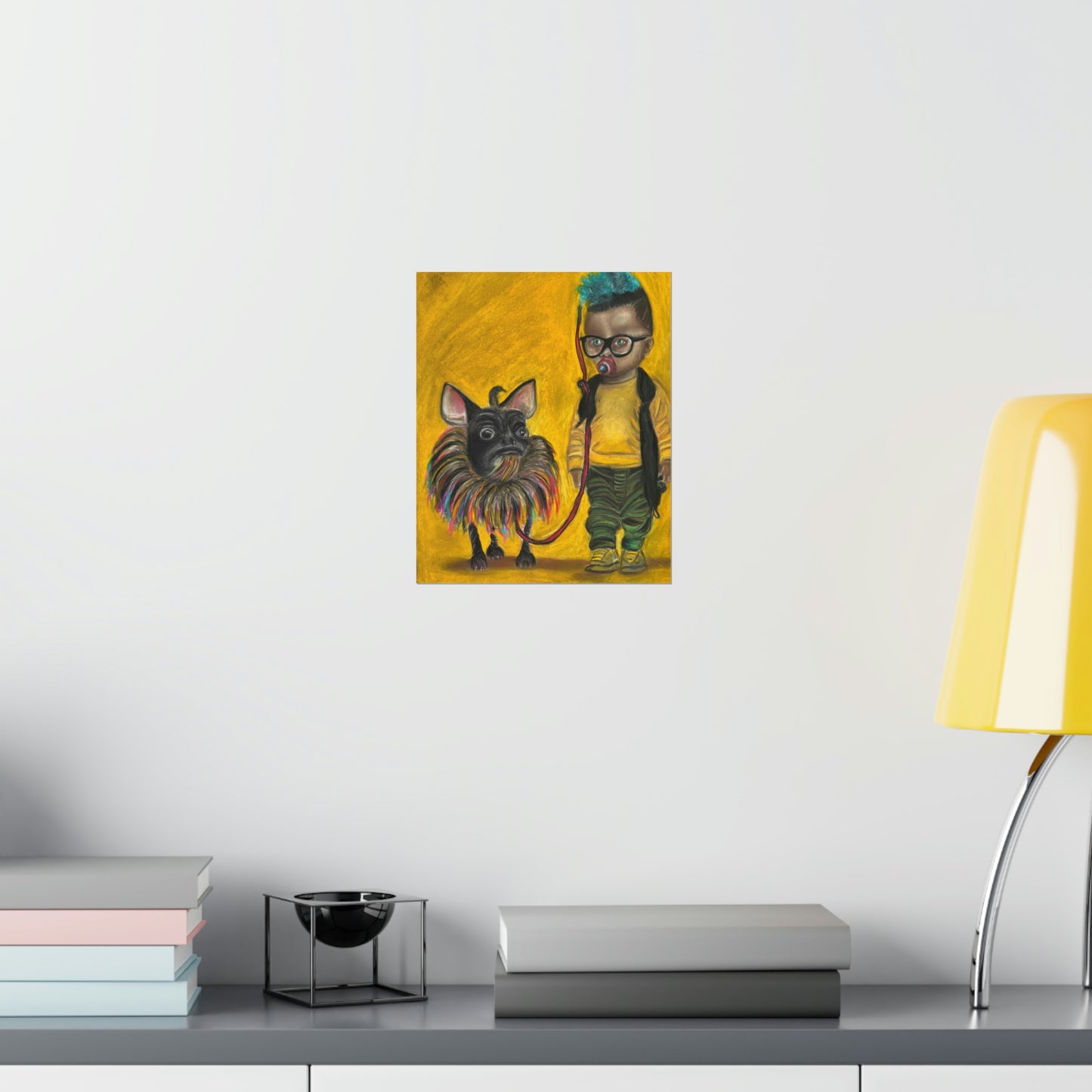 Premium Matte Vertical Posters:Jun Kidlat and his dog Melchor
