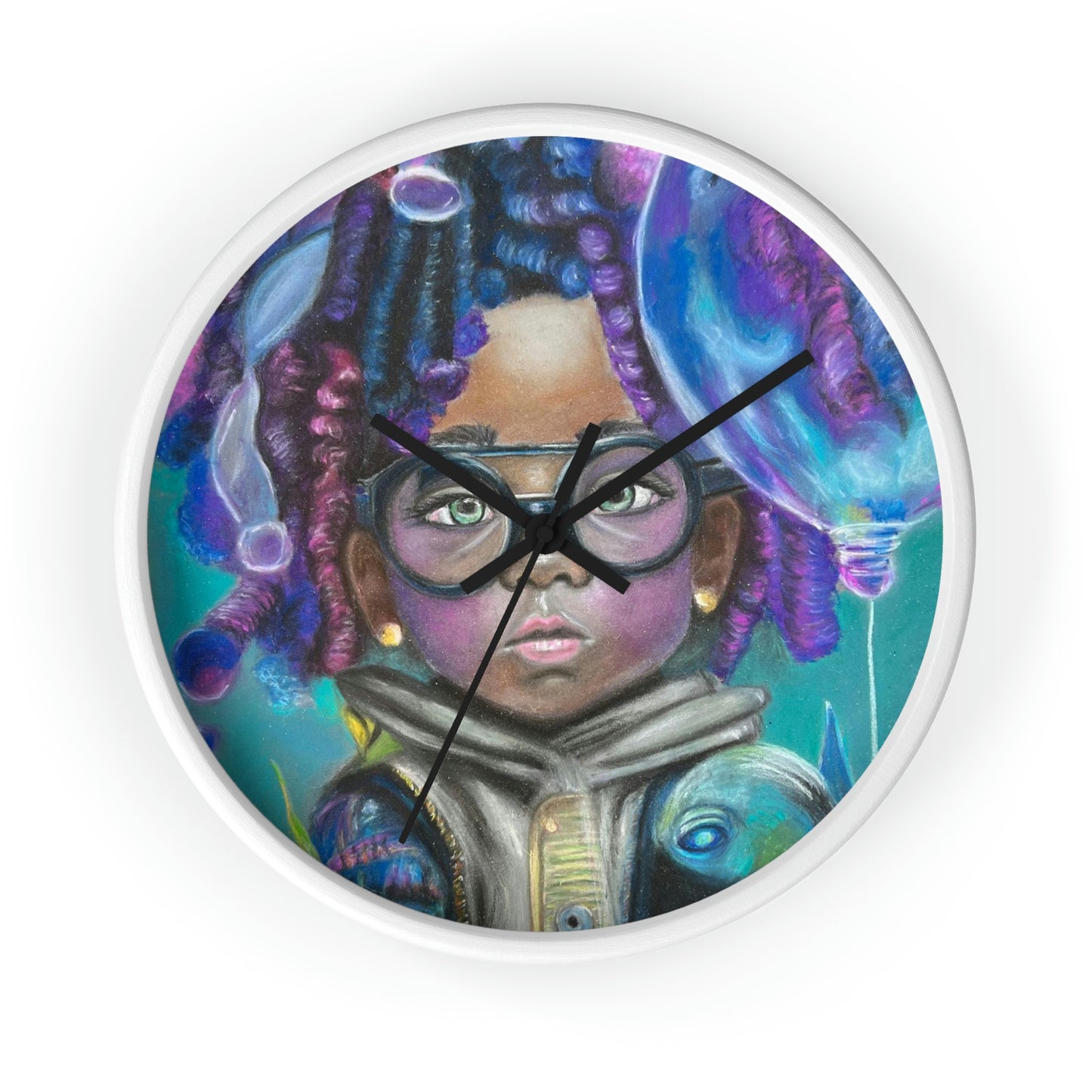 Surreal Art Wall Clock Amari Under Water
