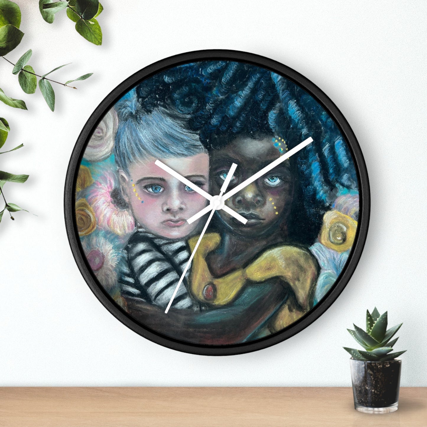 Surreal Art Wall Clock Sisters of Mercy II