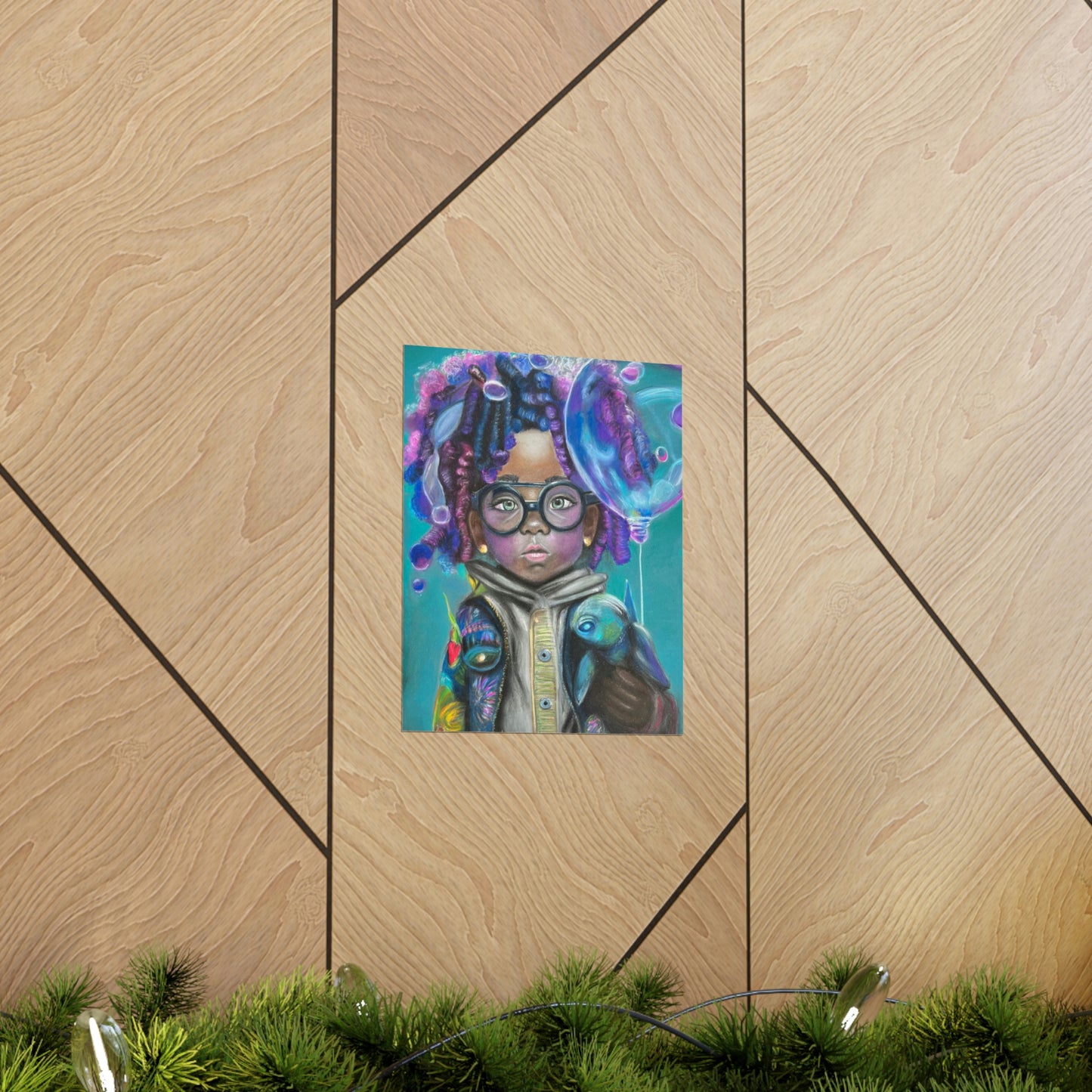 Premium Matte Vertical Posters: Amari Underwater