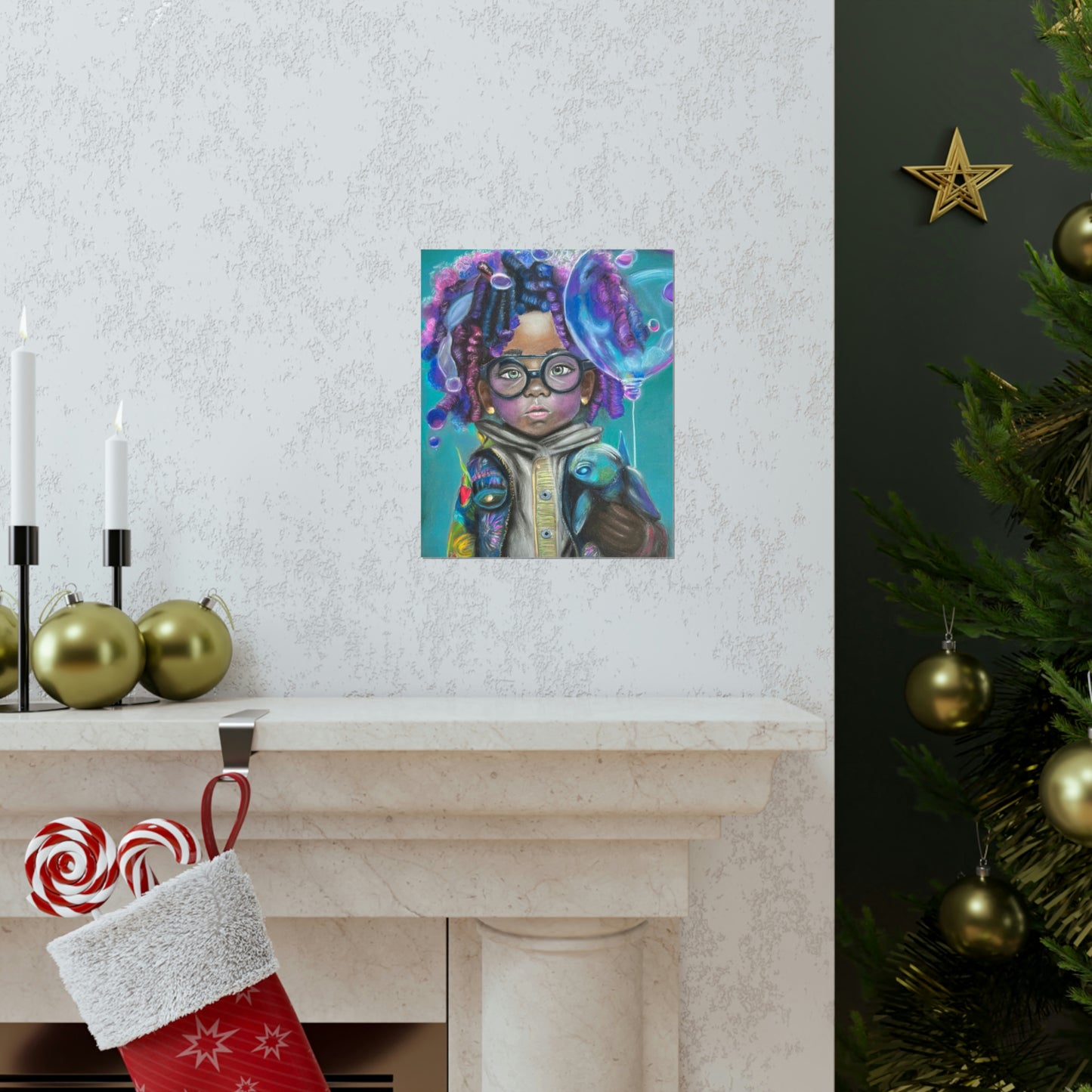 Premium Matte Vertical Posters: Amari Underwater