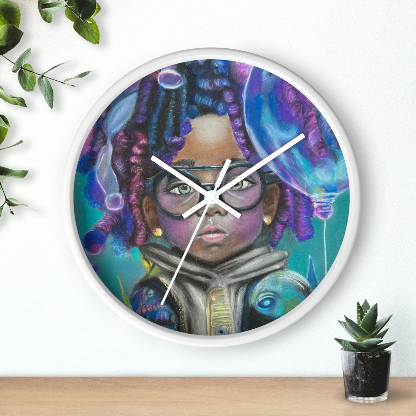 Surreal Art Wall Clock Amari Under Water