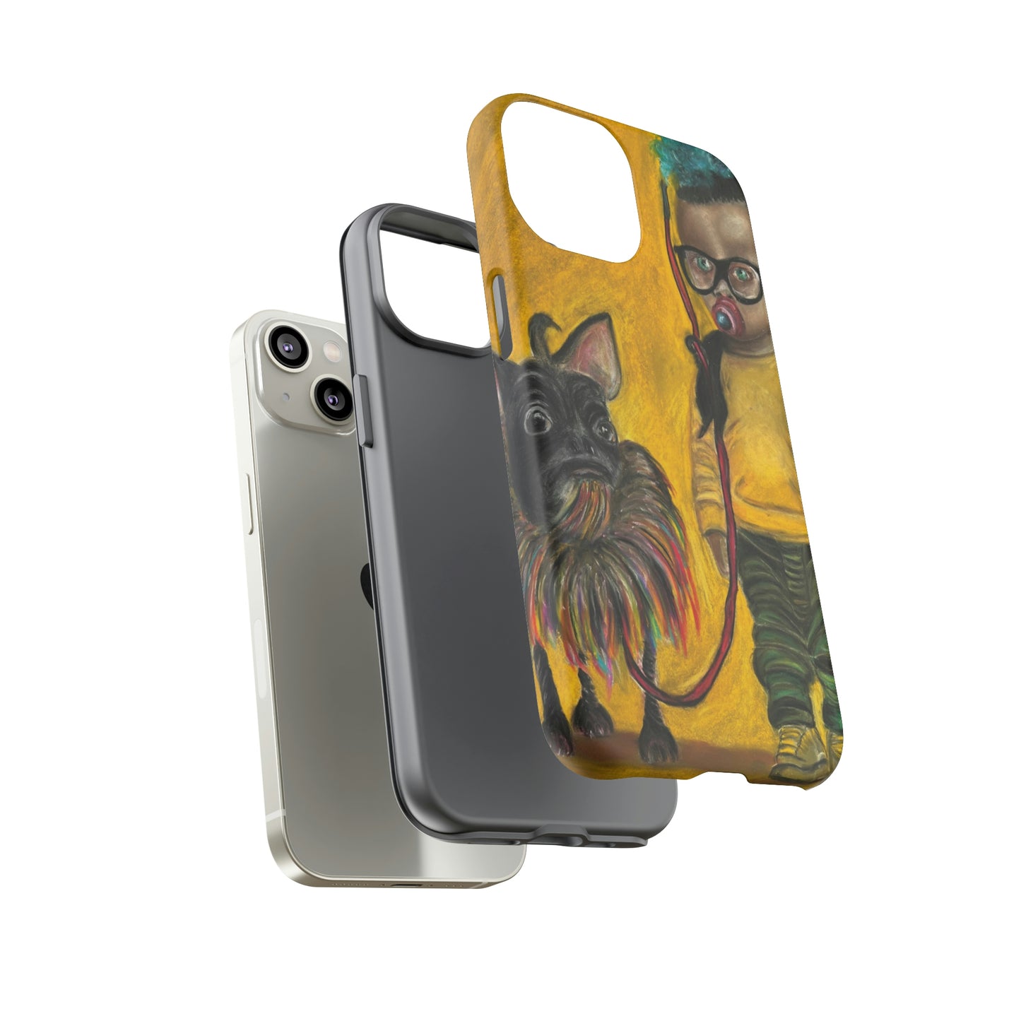 Tough Phone Cases Apple iPhone, Samsung Galaxy, Google PixelJun Kidlat and his Dog Melchor