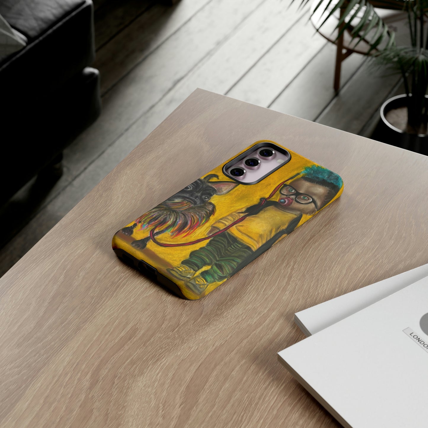 Tough Phone Cases Apple iPhone, Samsung Galaxy, Google PixelJun Kidlat and his Dog Melchor