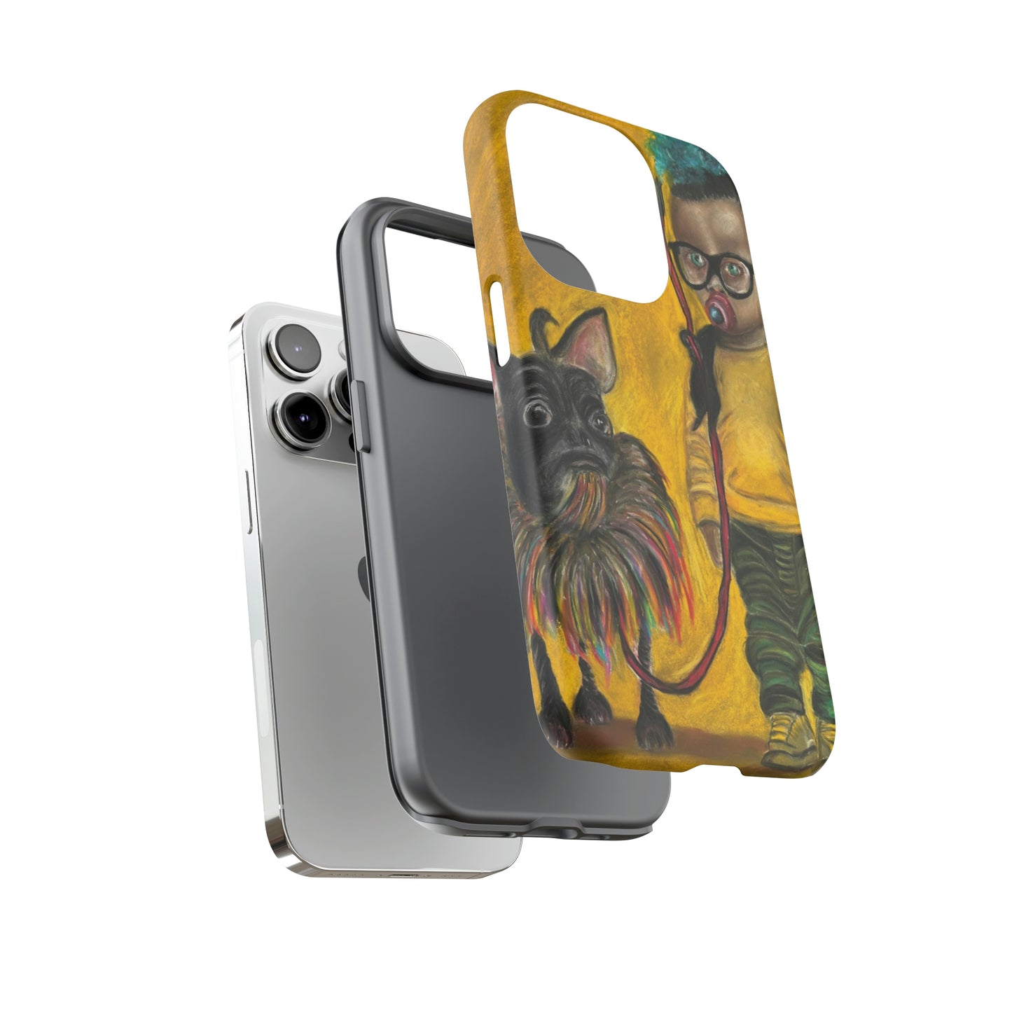 Tough Phone Cases Apple iPhone, Samsung Galaxy, Google PixelJun Kidlat and his Dog Melchor