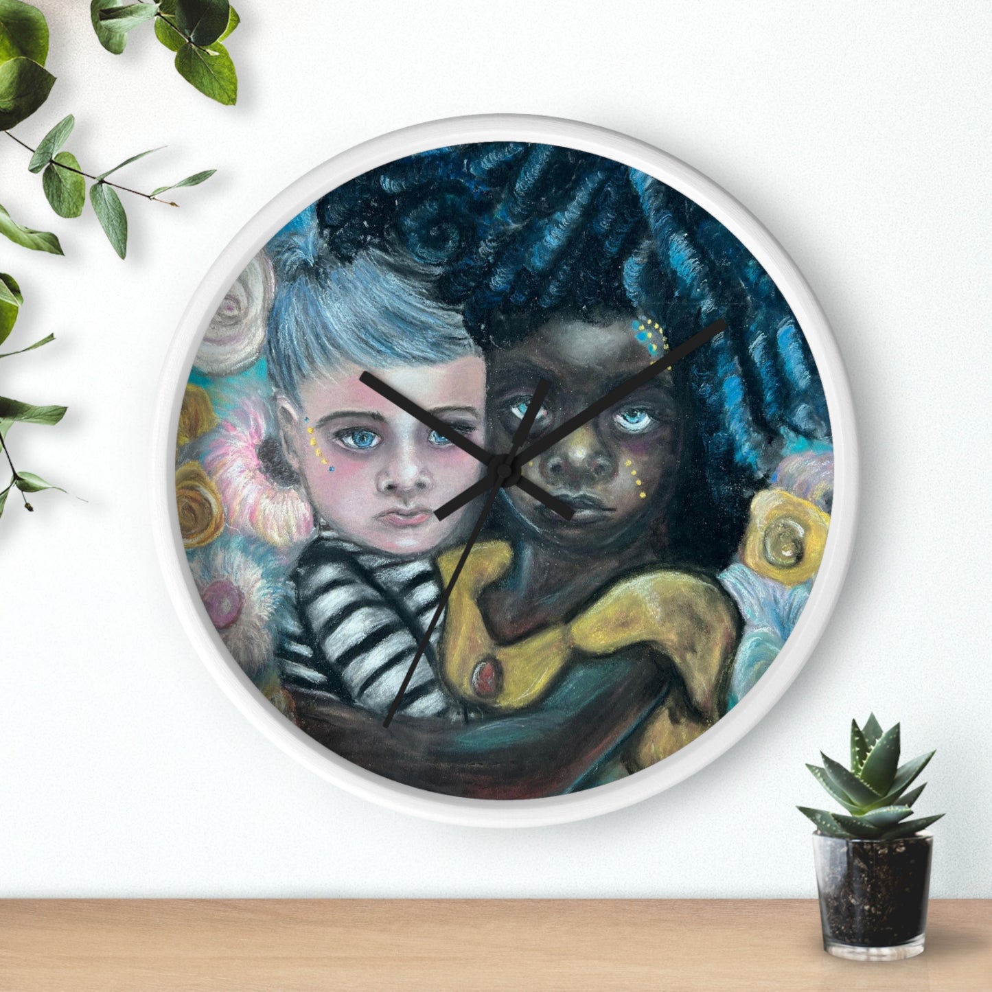 Surreal Art Wall Clock Sisters of Mercy II
