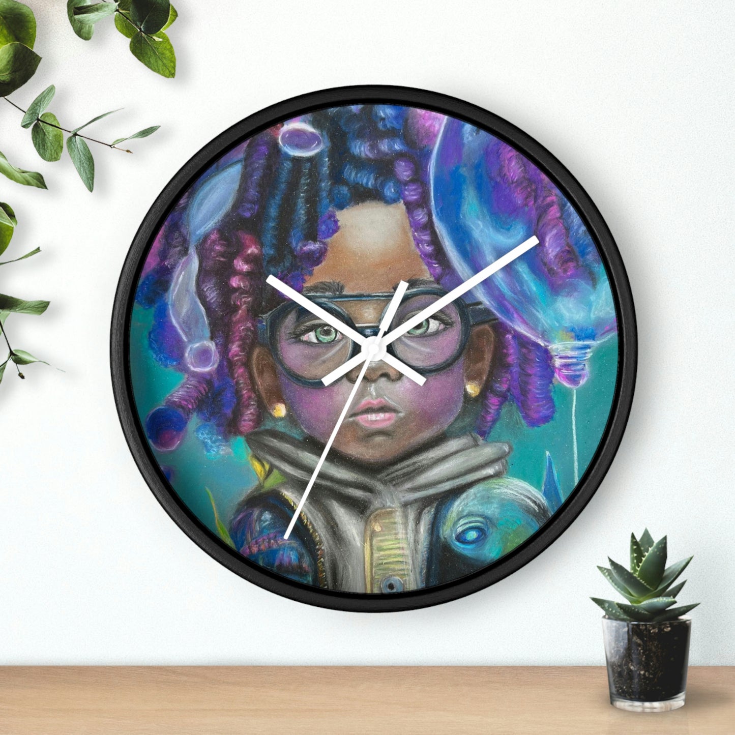 Surreal Art Wall Clock Amari Under Water