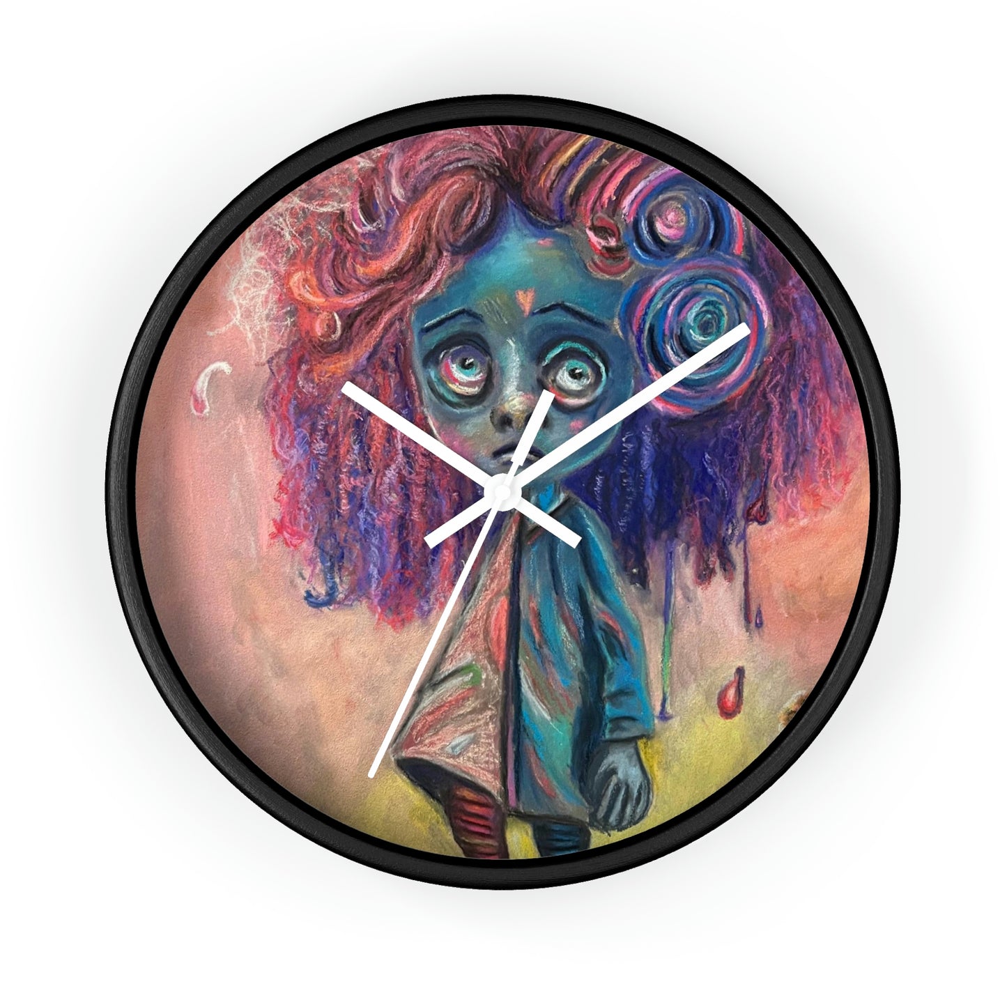 Surreal Art Wall Clock Lottie in Limbo