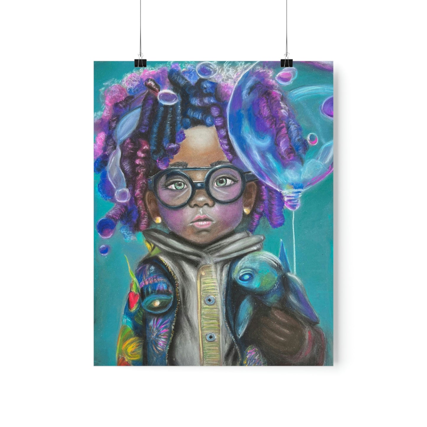 Premium Matte Vertical Posters: Amari Underwater