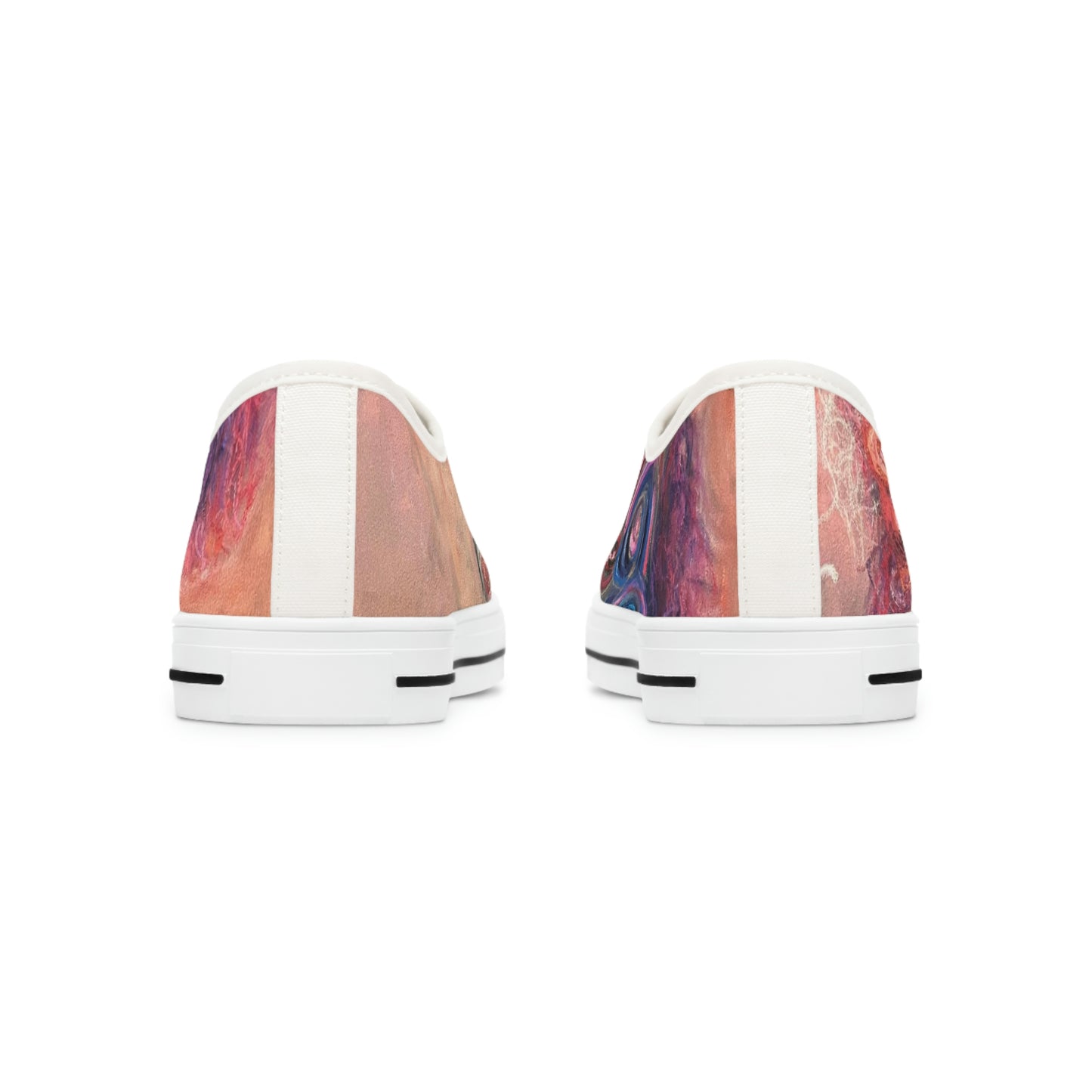 Colorful Surreal Art Women's Low Top Sneakers