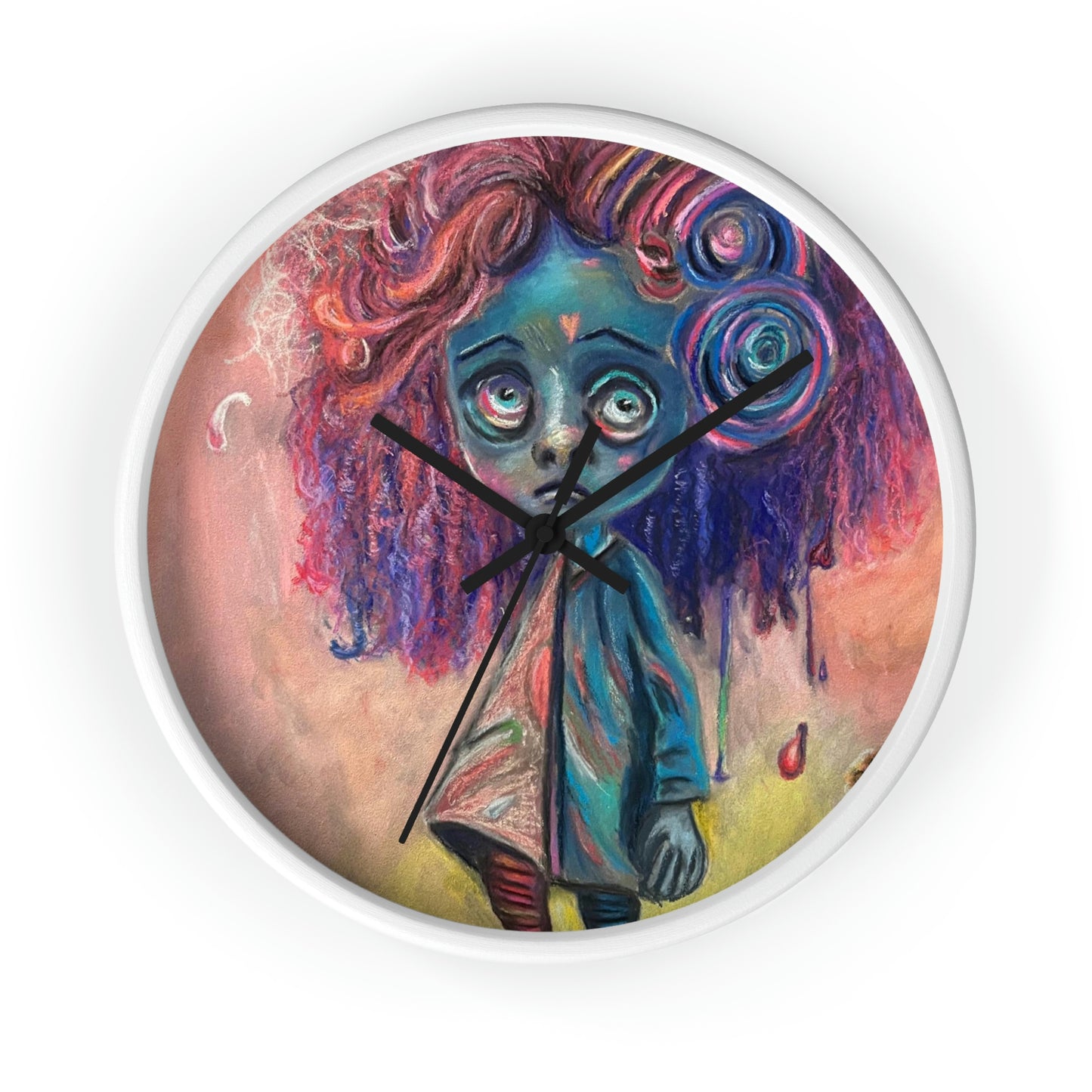 Surreal Art Wall Clock Lottie in Limbo