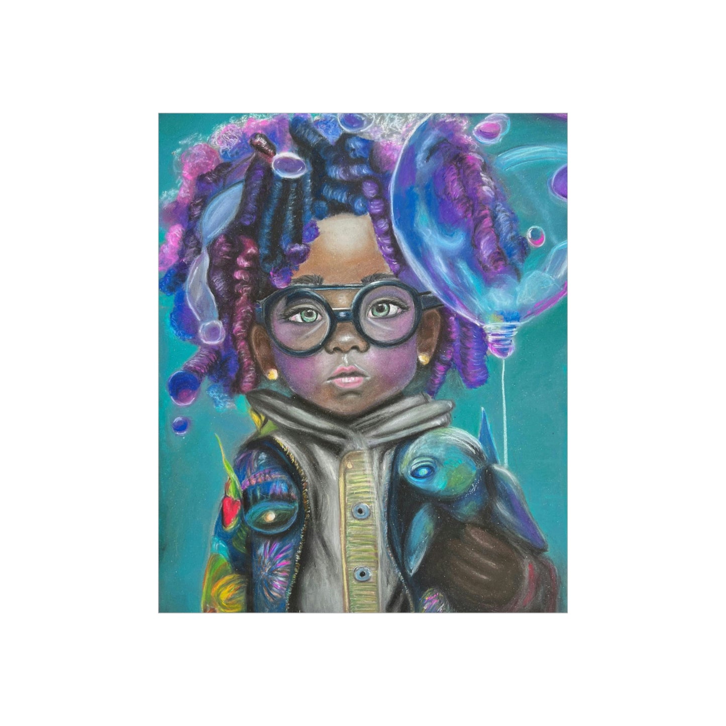 Premium Matte Vertical Posters: Amari Underwater