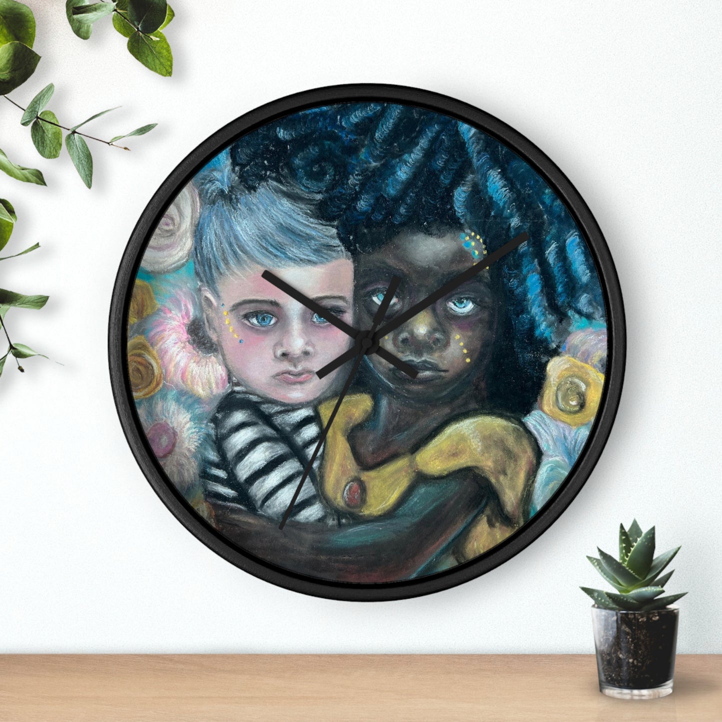 Surreal Art Wall Clock Sisters of Mercy II