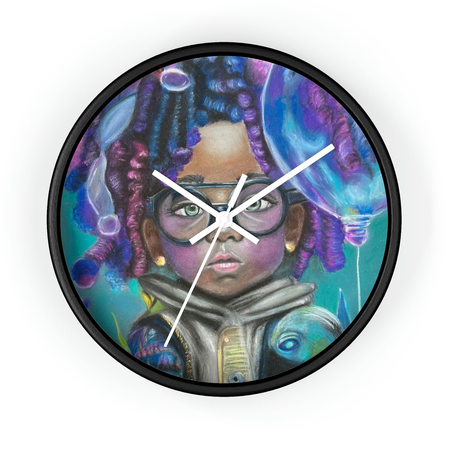 Surreal Art Wall Clock Amari Under Water