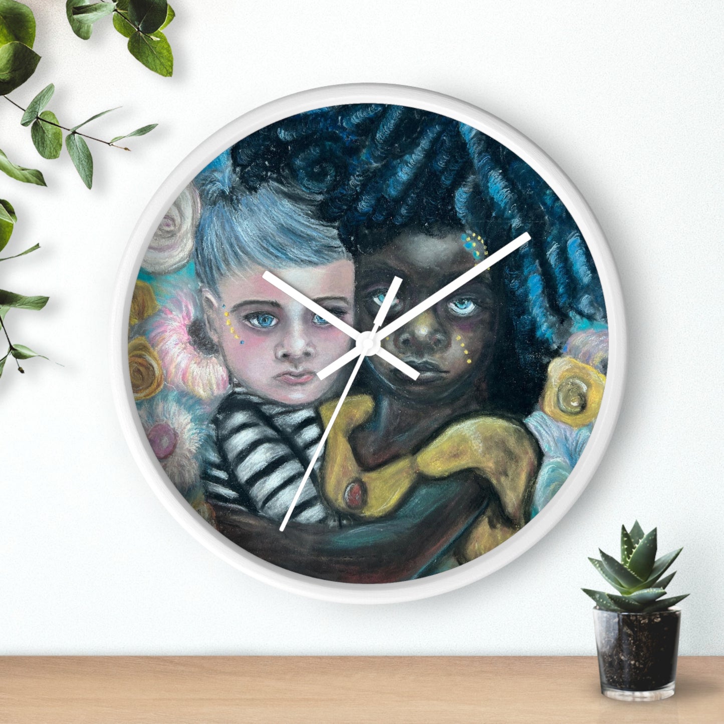 Surreal Art Wall Clock Sisters of Mercy II