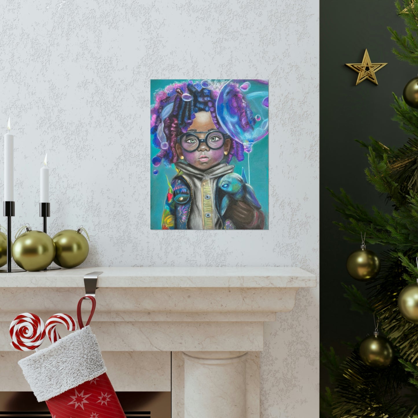 Premium Matte Vertical Posters: Amari Underwater