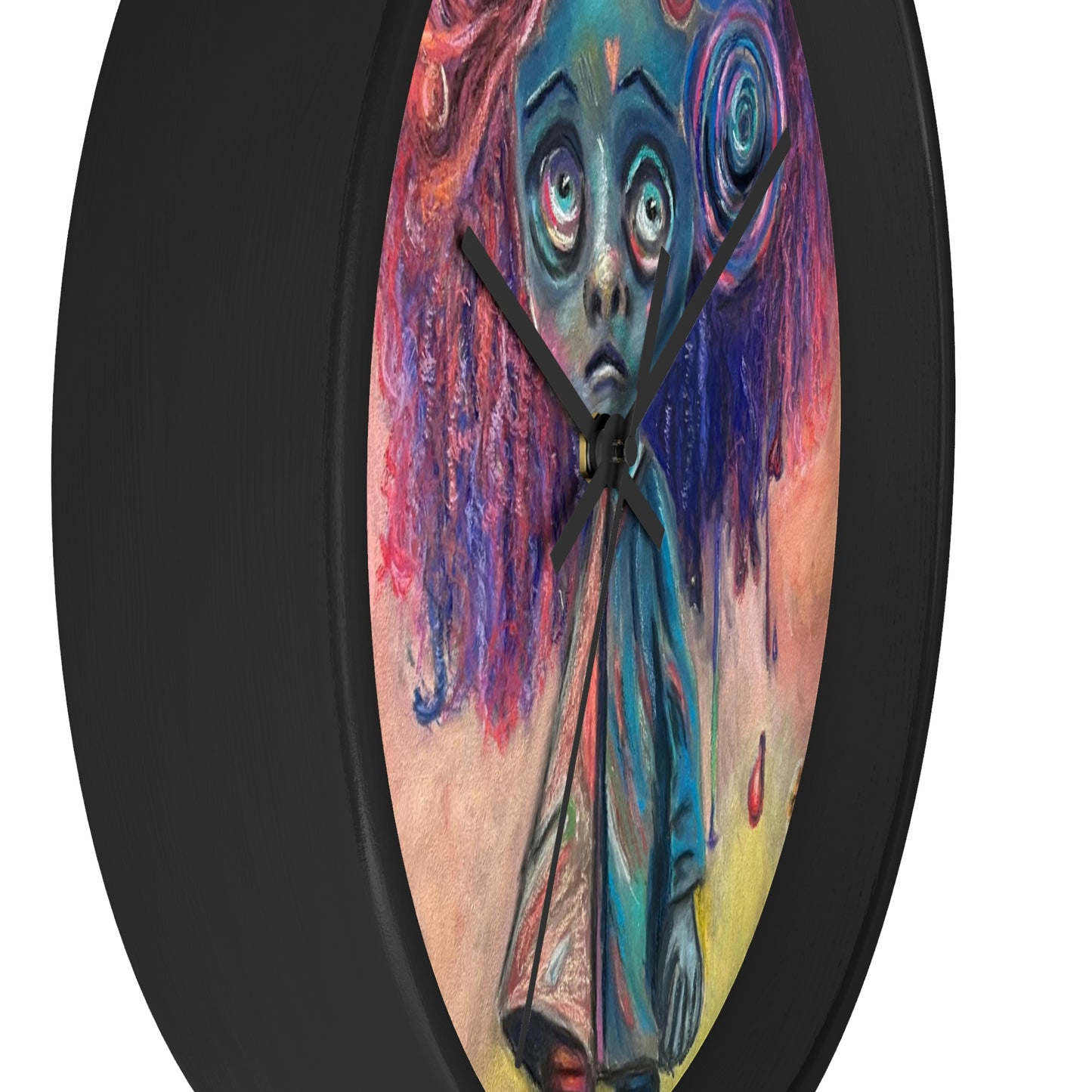 Surreal Art Wall Clock Lottie in Limbo