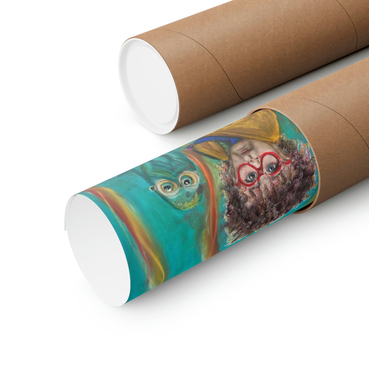 Premium Matte Vertical Posters: Aurelian and his Octopus