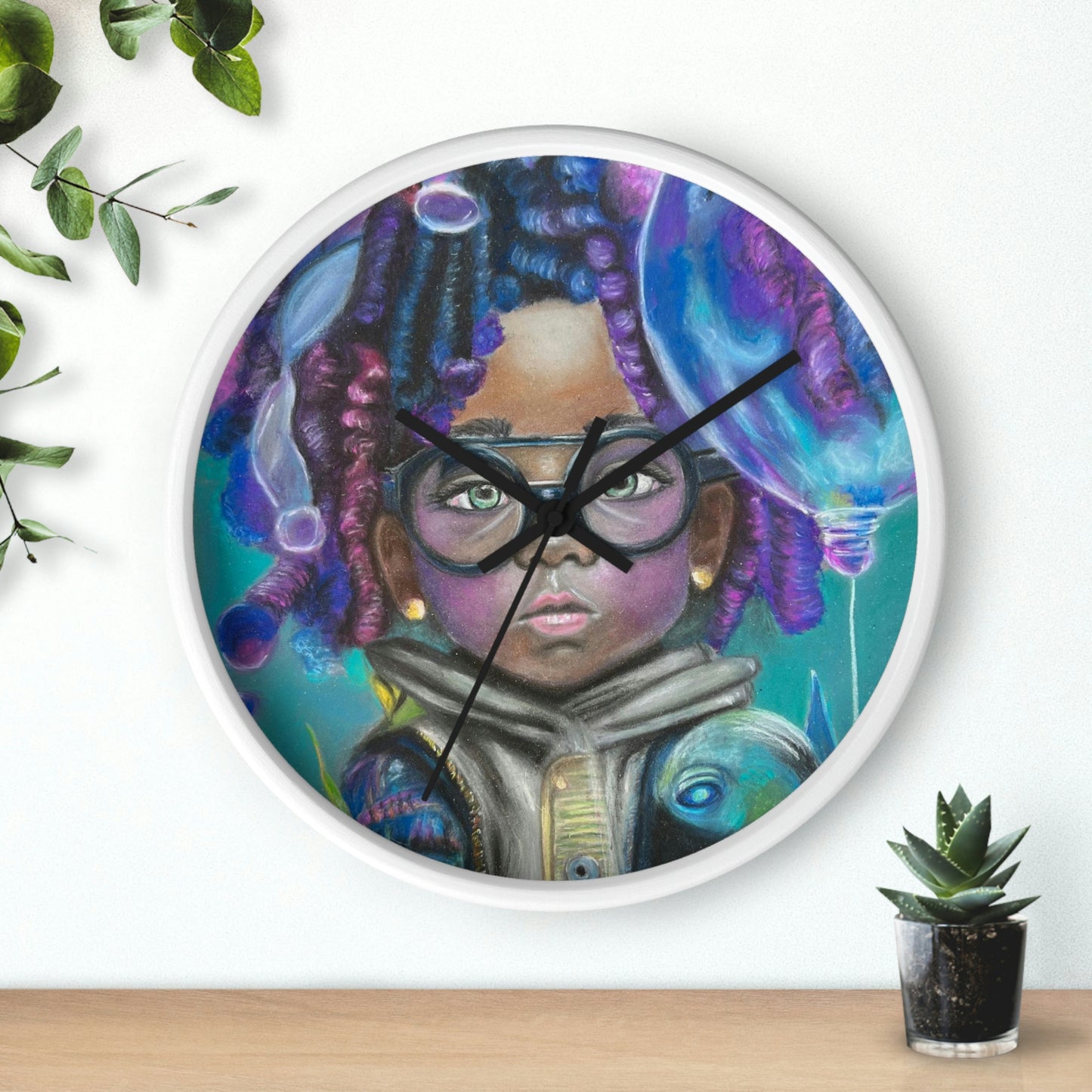 Surreal Art Wall Clock Amari Under Water
