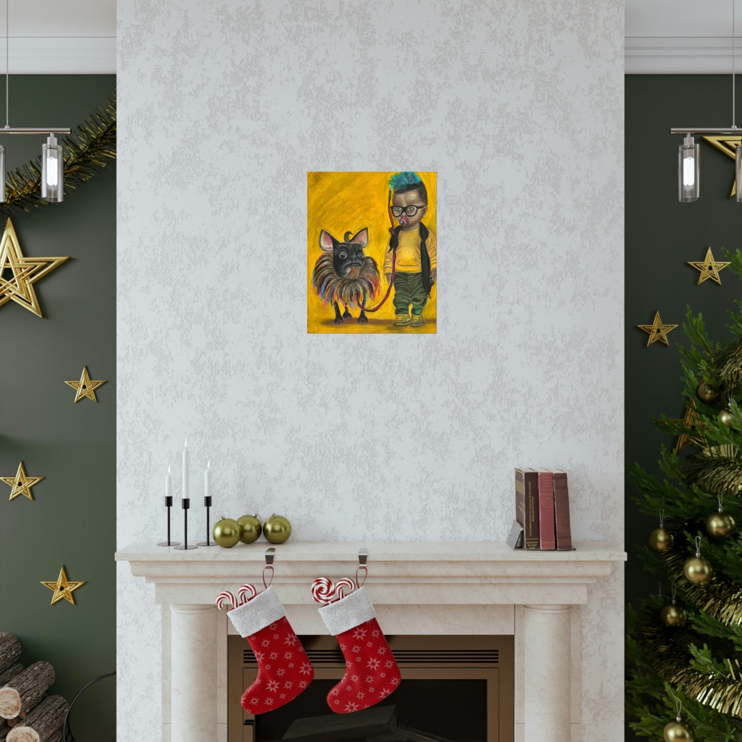 Premium Matte Vertical Posters:Jun Kidlat and his dog Melchor