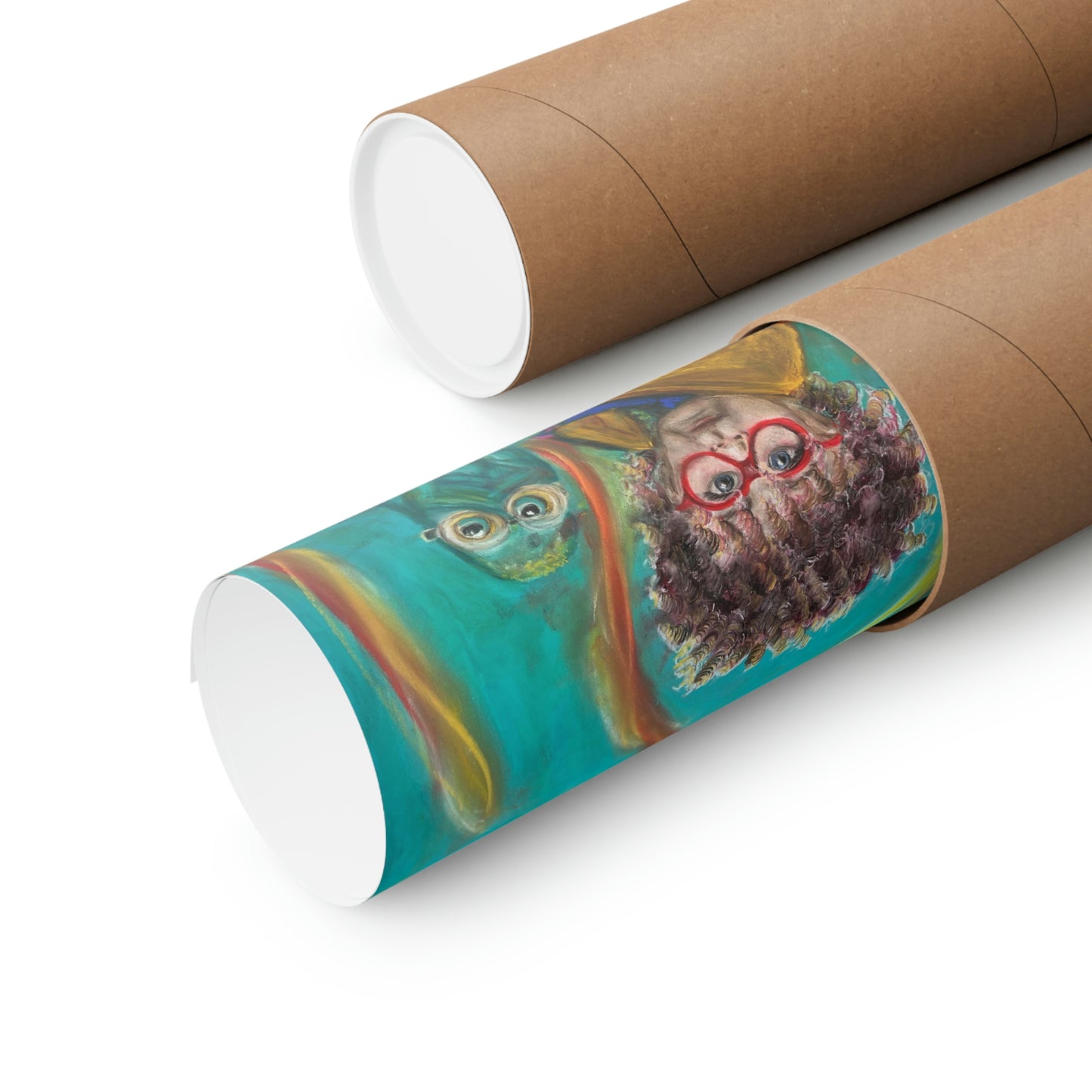 Premium Matte Vertical Posters: Aurelian and his Octopus