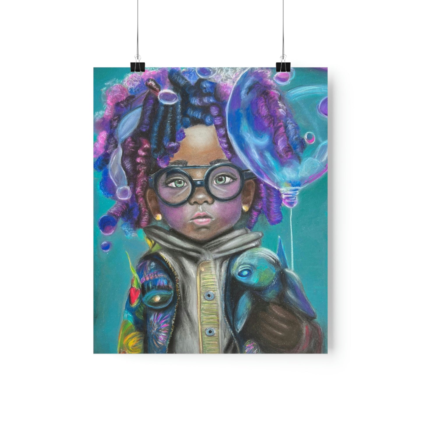 Premium Matte Vertical Posters: Amari Underwater