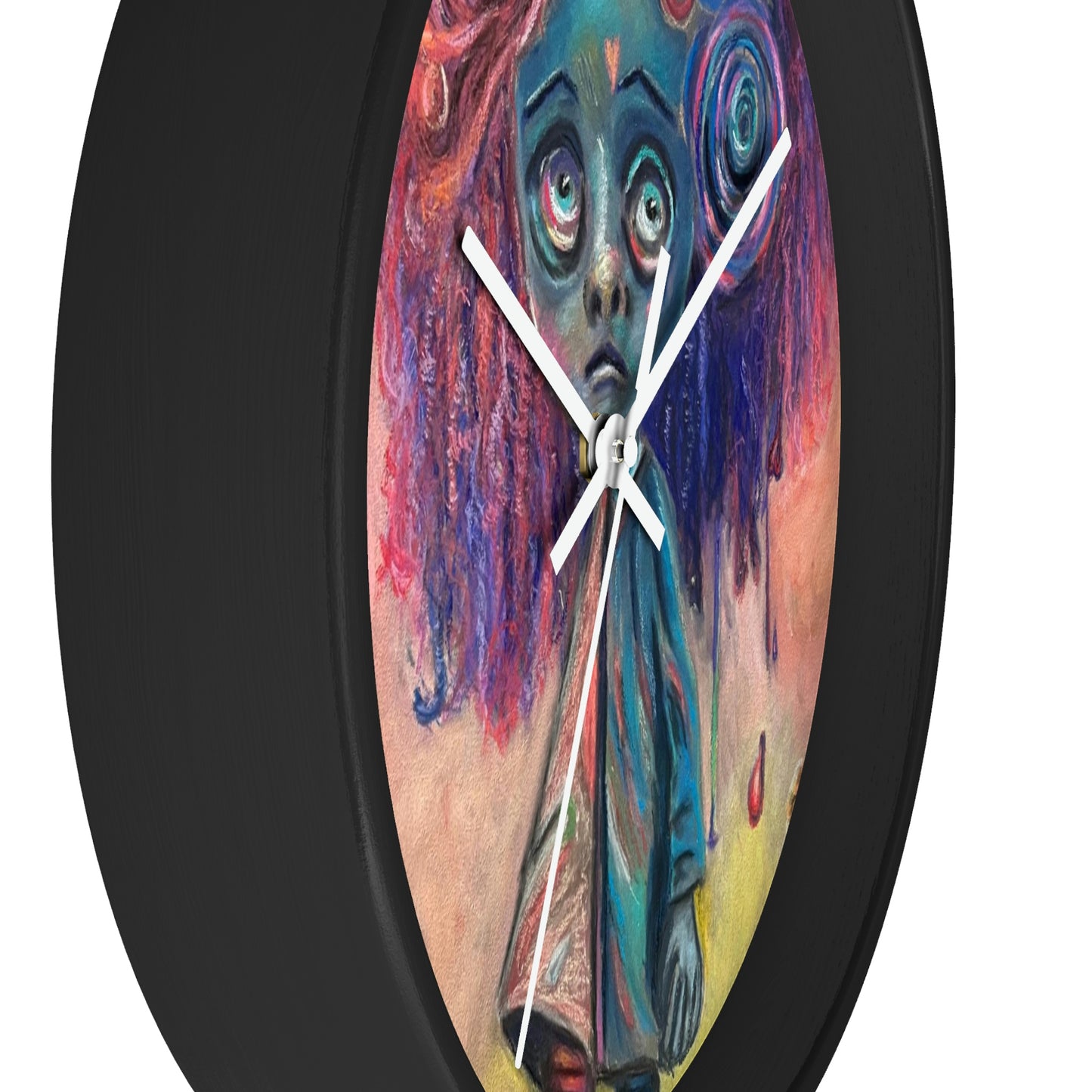 Surreal Art Wall Clock Lottie in Limbo