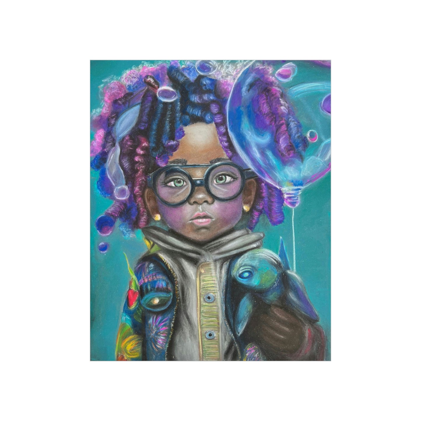 Premium Matte Vertical Posters: Amari Underwater