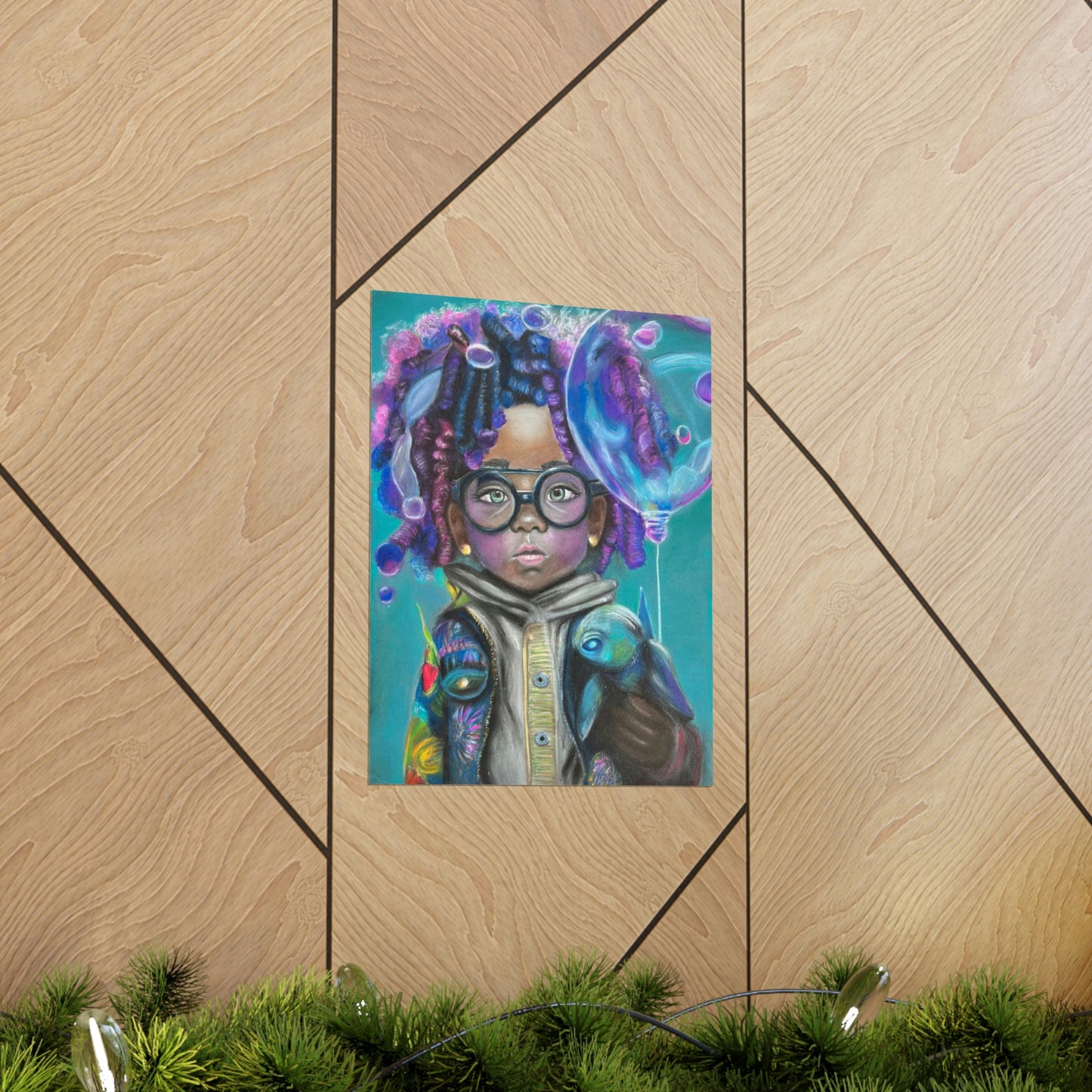 Premium Matte Vertical Posters: Amari Underwater