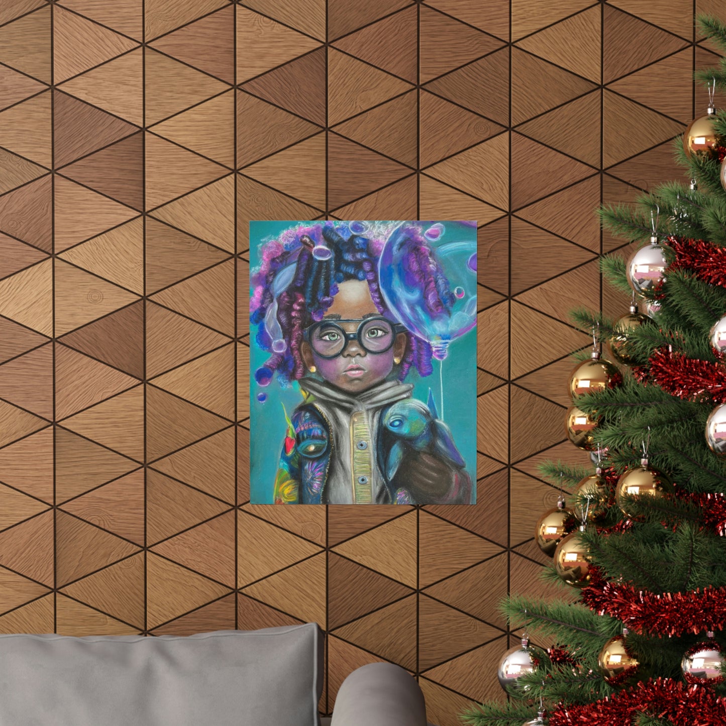 Premium Matte Vertical Posters: Amari Underwater