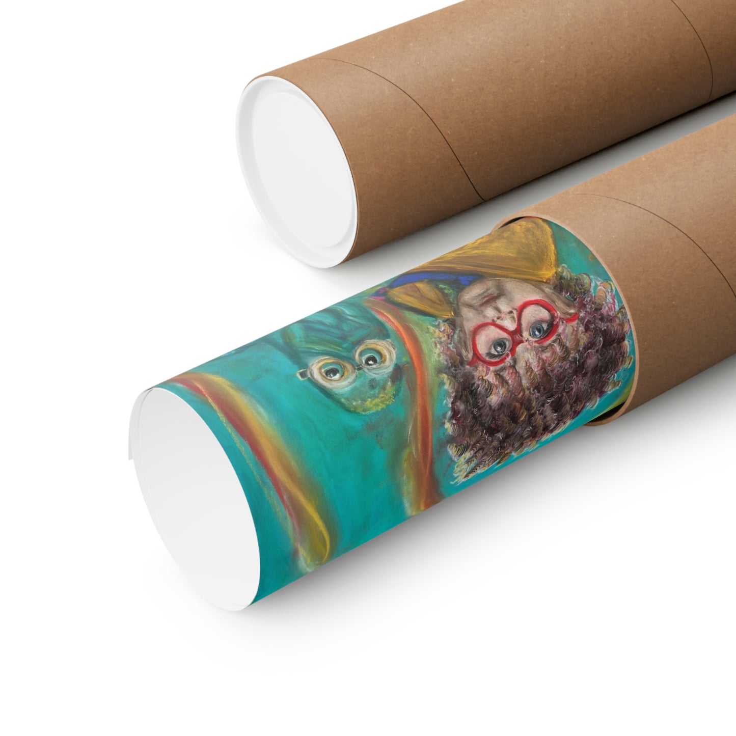 Premium Matte Vertical Posters: Aurelian and his Octopus