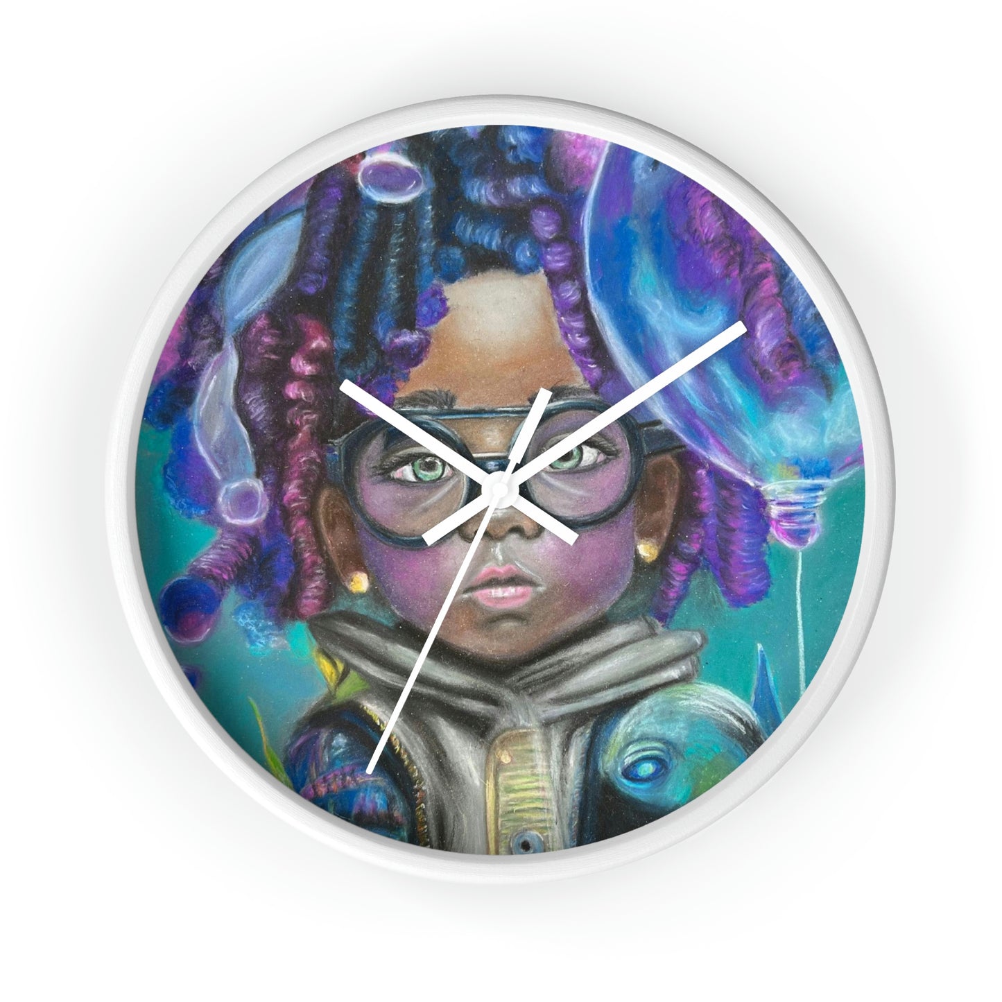 Surreal Art Wall Clock Amari Under Water