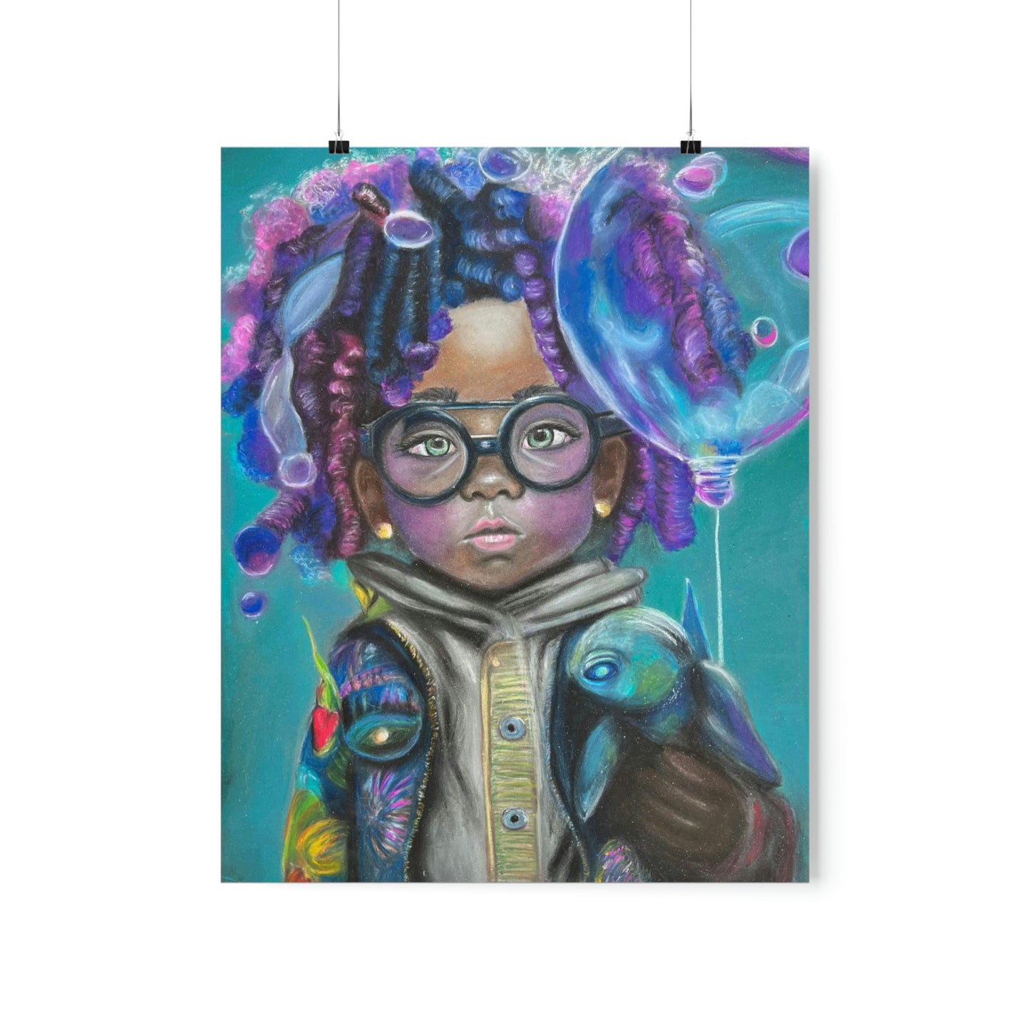 Premium Matte Vertical Posters: Amari Underwater